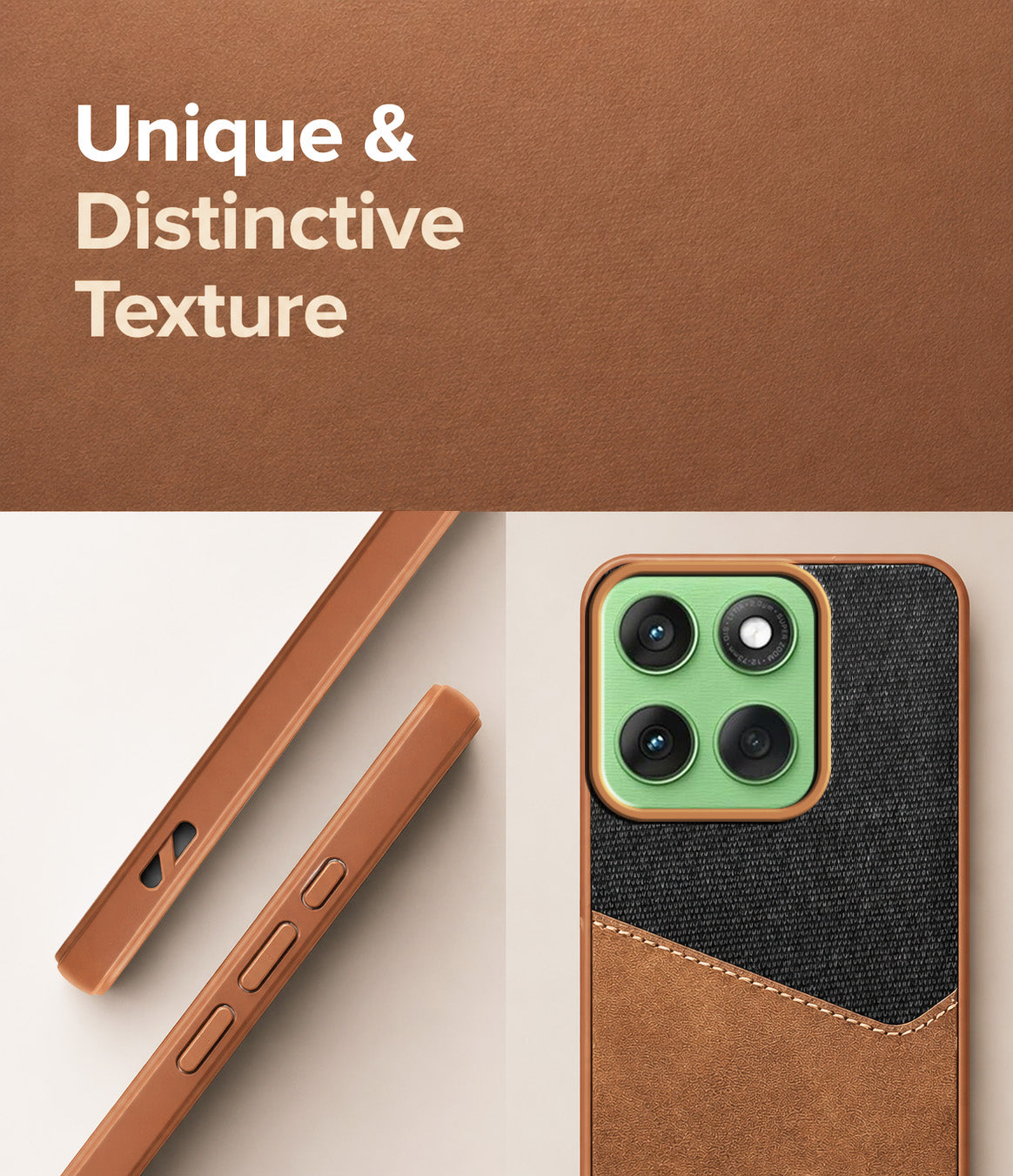 For Motorola Moto Edge 60 Back Cover Case (Dual PU Leather Stitch | Professional Minimalist | Soft and Flexible)