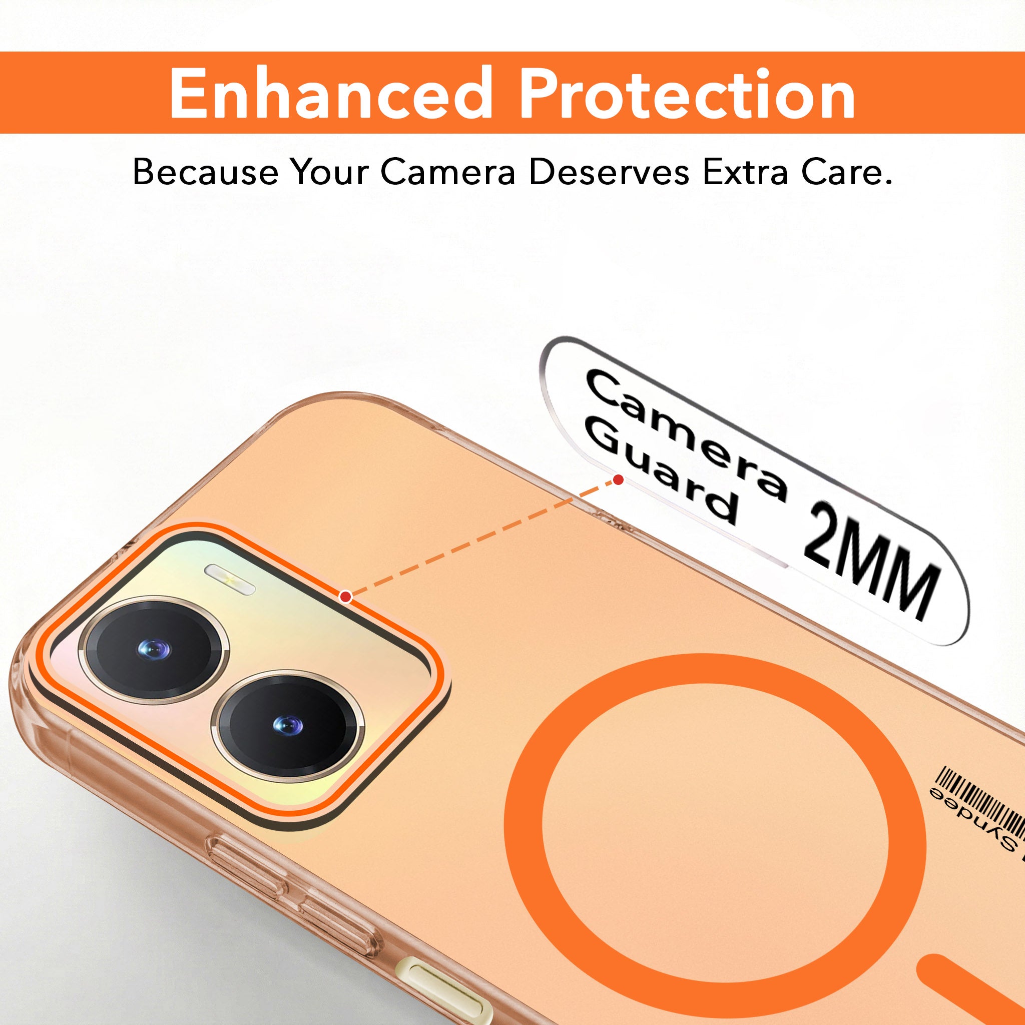 For Vivo T2x Back Cover Case (Soft Touch | Camera Bump Protection | MagSafe Compatible | Matte Finish)
