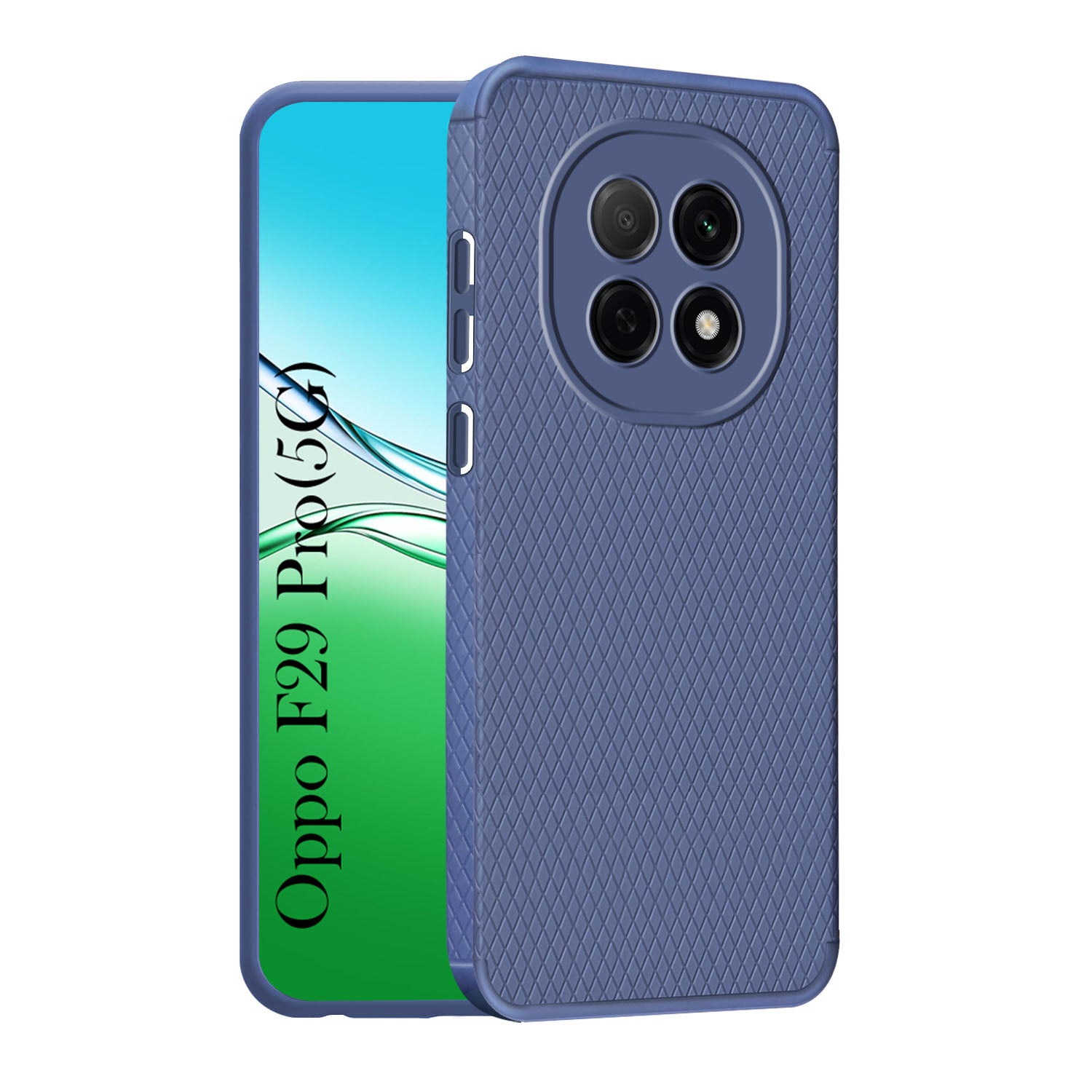 For Oppo F29 Pro Back Cover Case (Liquid Silicone | Side Grip | Camera Protection)