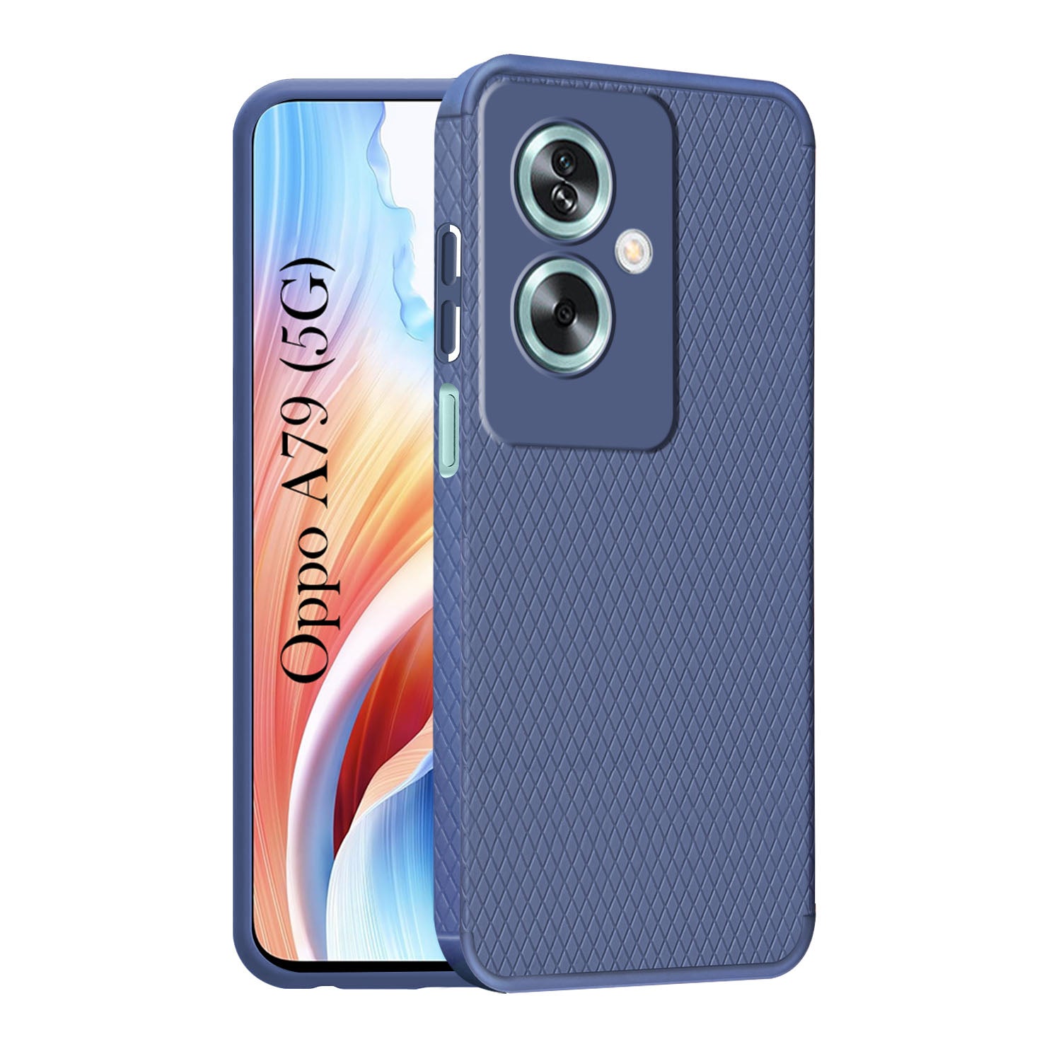 For Oppo A79 5G Back Cover Case (Liquid Silicone | Side Grip | Camera Protection)