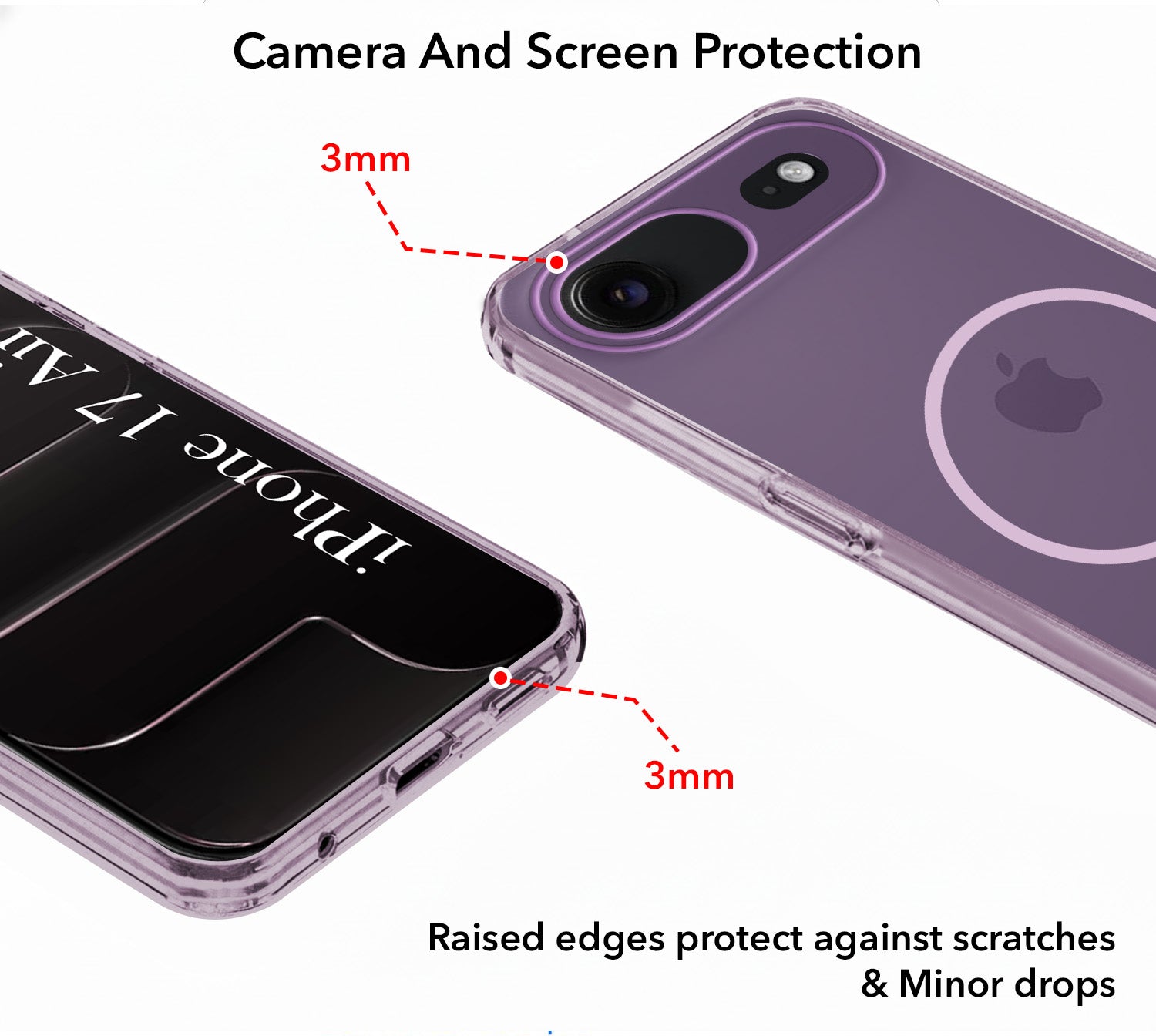 For Apple iPhone 17 Air Back Cover Case Silicone (Slim Paper Thin | Camera Protection Bump | Minimalist Professional | Soft Flexible)