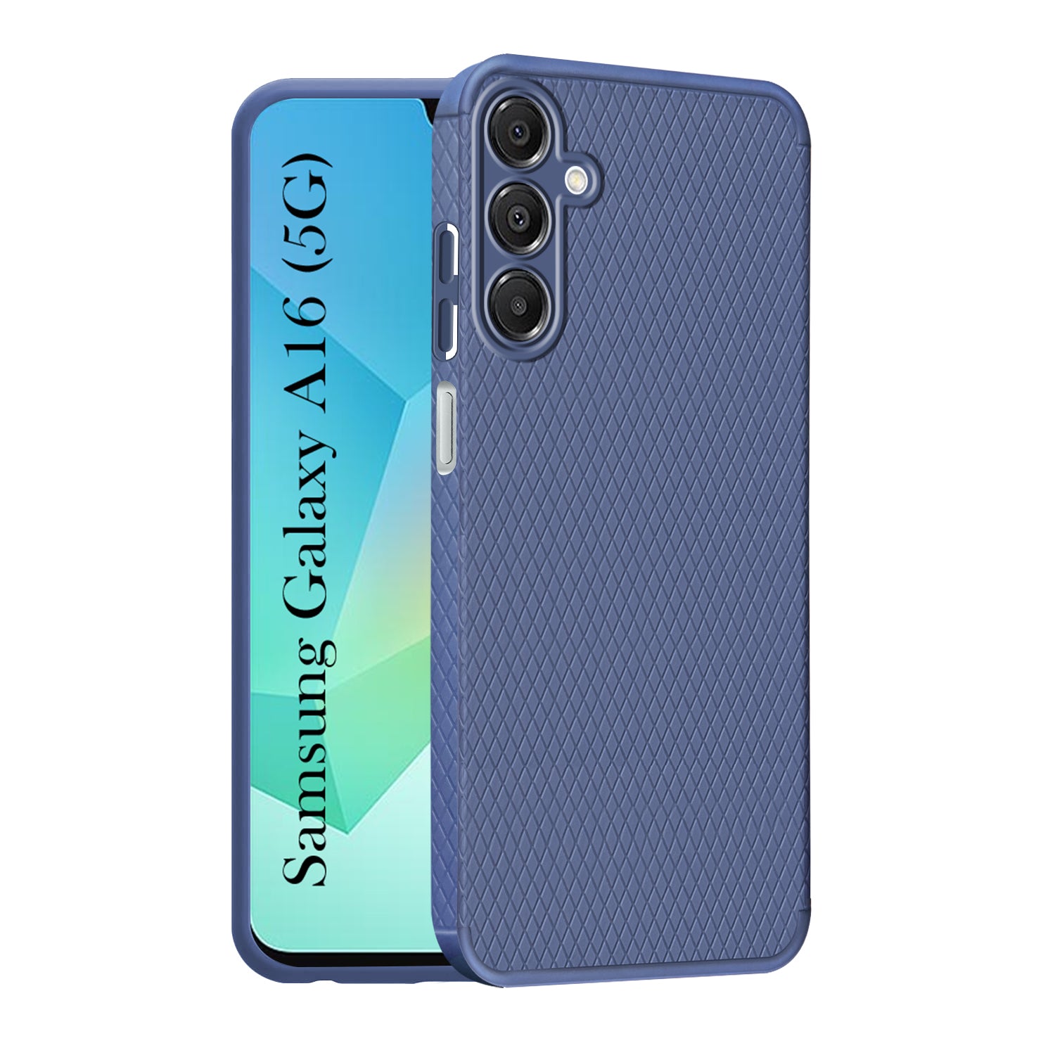 For Samsung Galaxy A16 5G Back Cover Case  (Liquid Silicone | Side Grip | Camera Protection)
