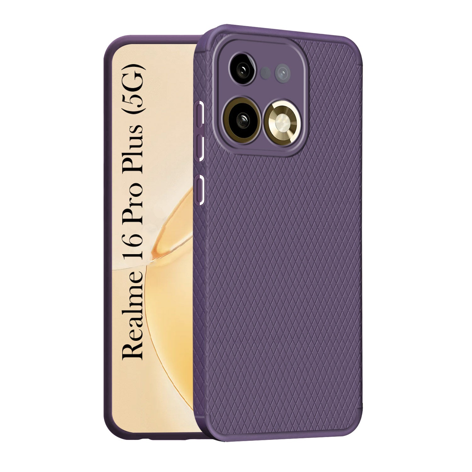 For Realme 16 Pro Plus 5G Back Cover Case Liquid Silicone (Camera Protection | Side Grip Texture | Soft and Flexible)