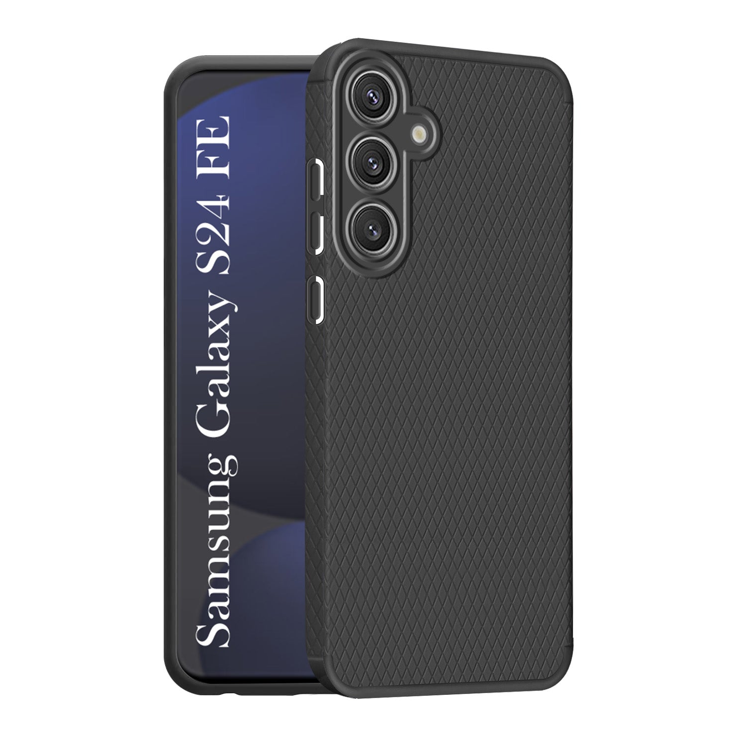 For Samsung Galaxy S24 FE Back Cover Case (Liquid Silicone | Side Grip | Camera Protection)