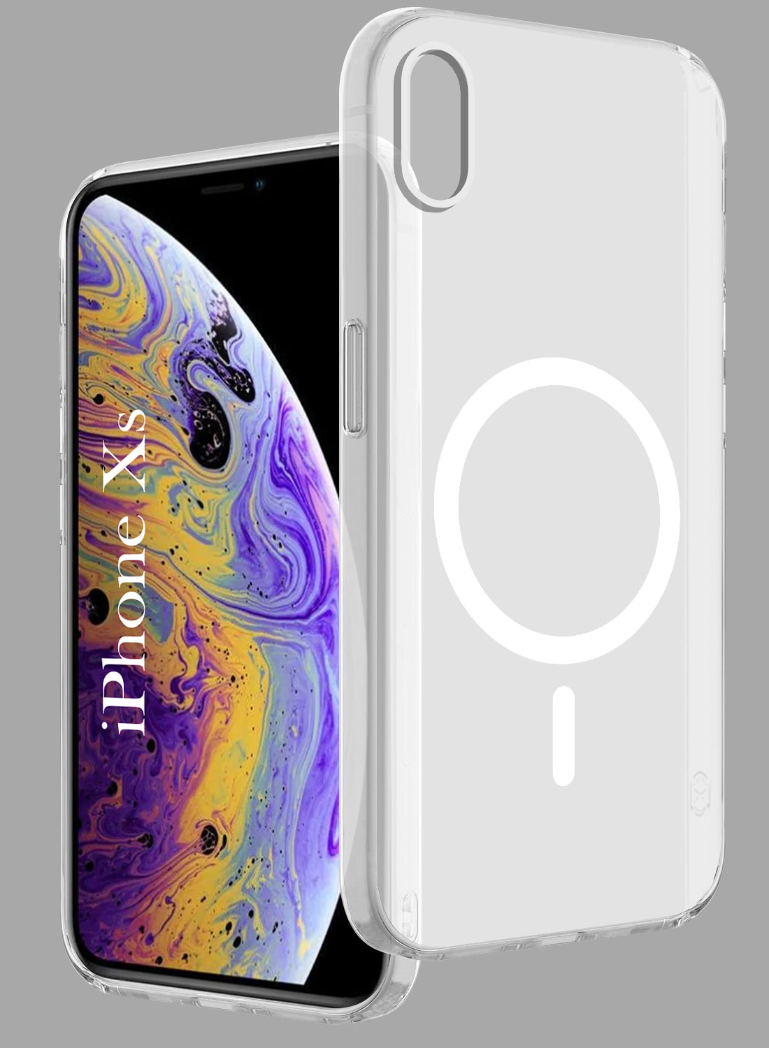 For Apple iPhone Xs Back Cover Case (Frosted Matte Feel | MagSafe Compatible Wireless Charging | Polycarbonate Material)