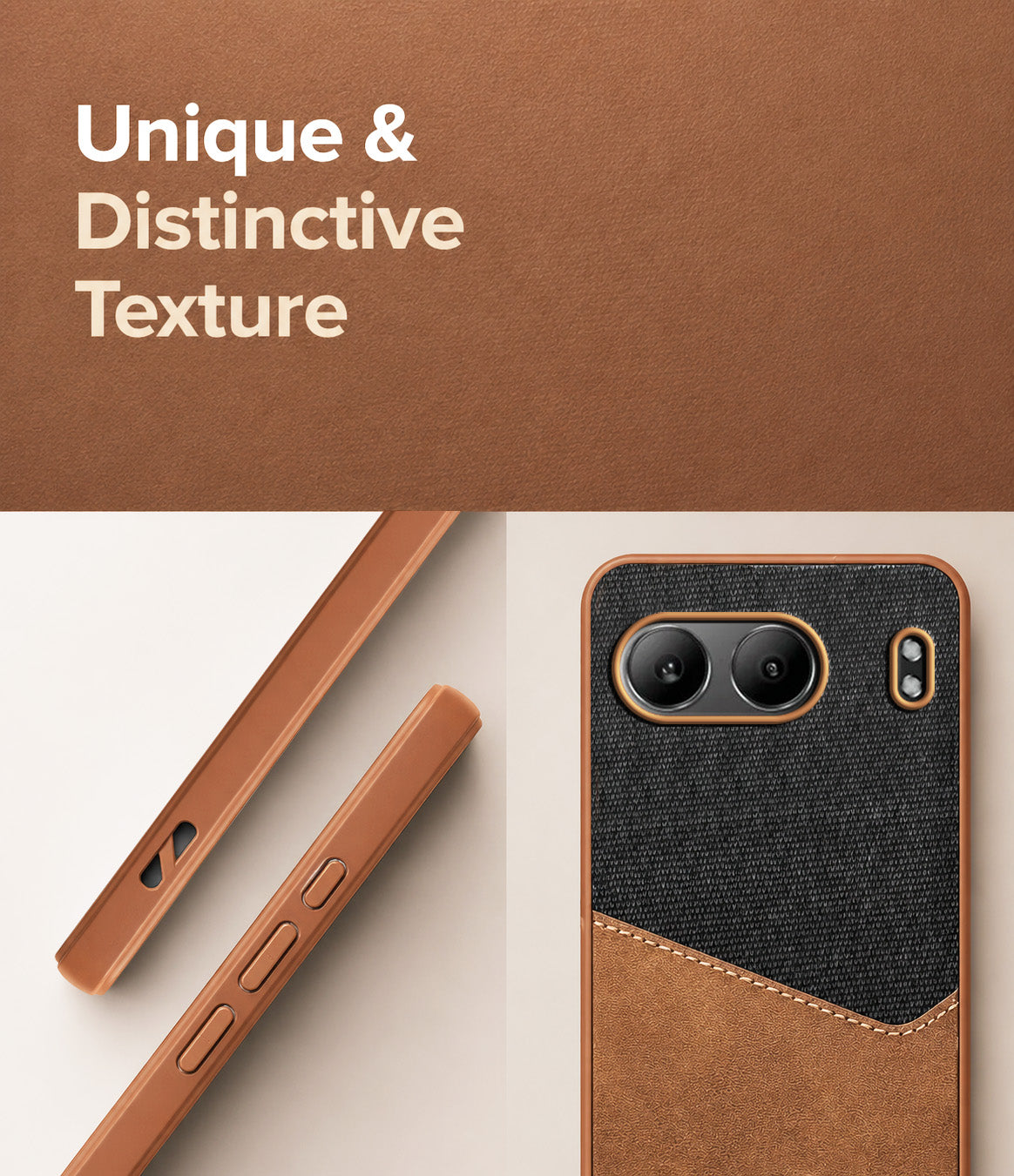 For Oneplus Nord 4 Back Cover Case (Dual PU Leather Stitch | Professional Minimalist | Soft and Flexible)