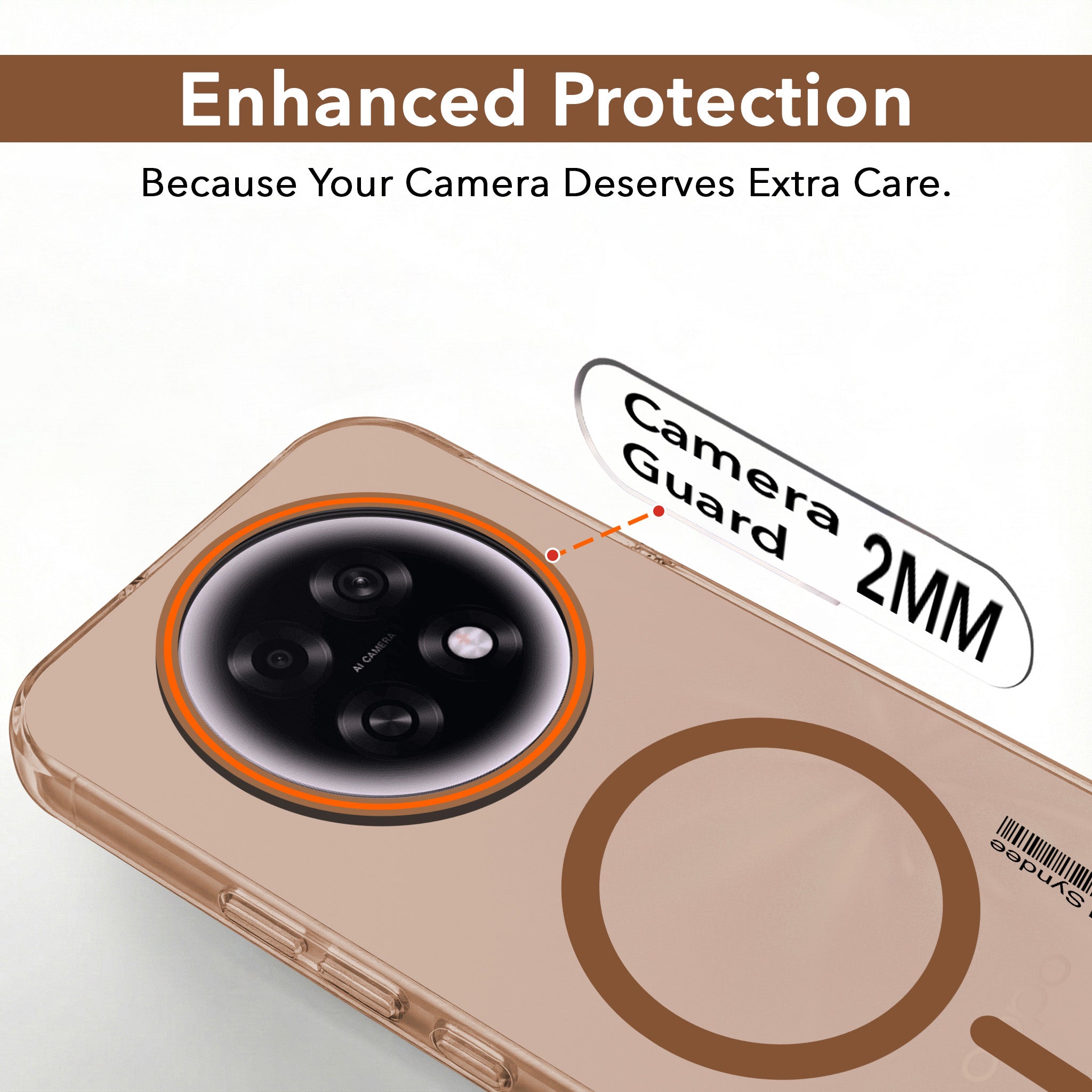 For Oppo F31 Pro Plus Back Cover Case (Soft Touch | Camera Bump Protection | MagSafe Compatible | Matte Finish)