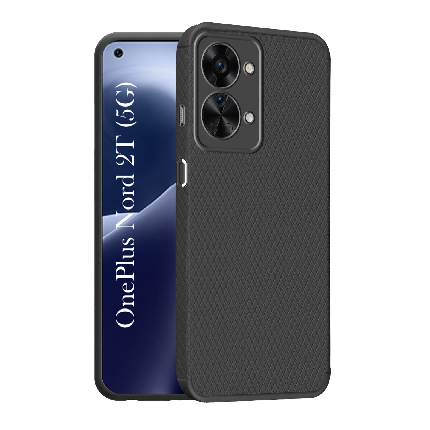 For OnePlus Nord 2T 5G Back Cover Case (Liquid Silicone | Side Grip | Camera Protection)