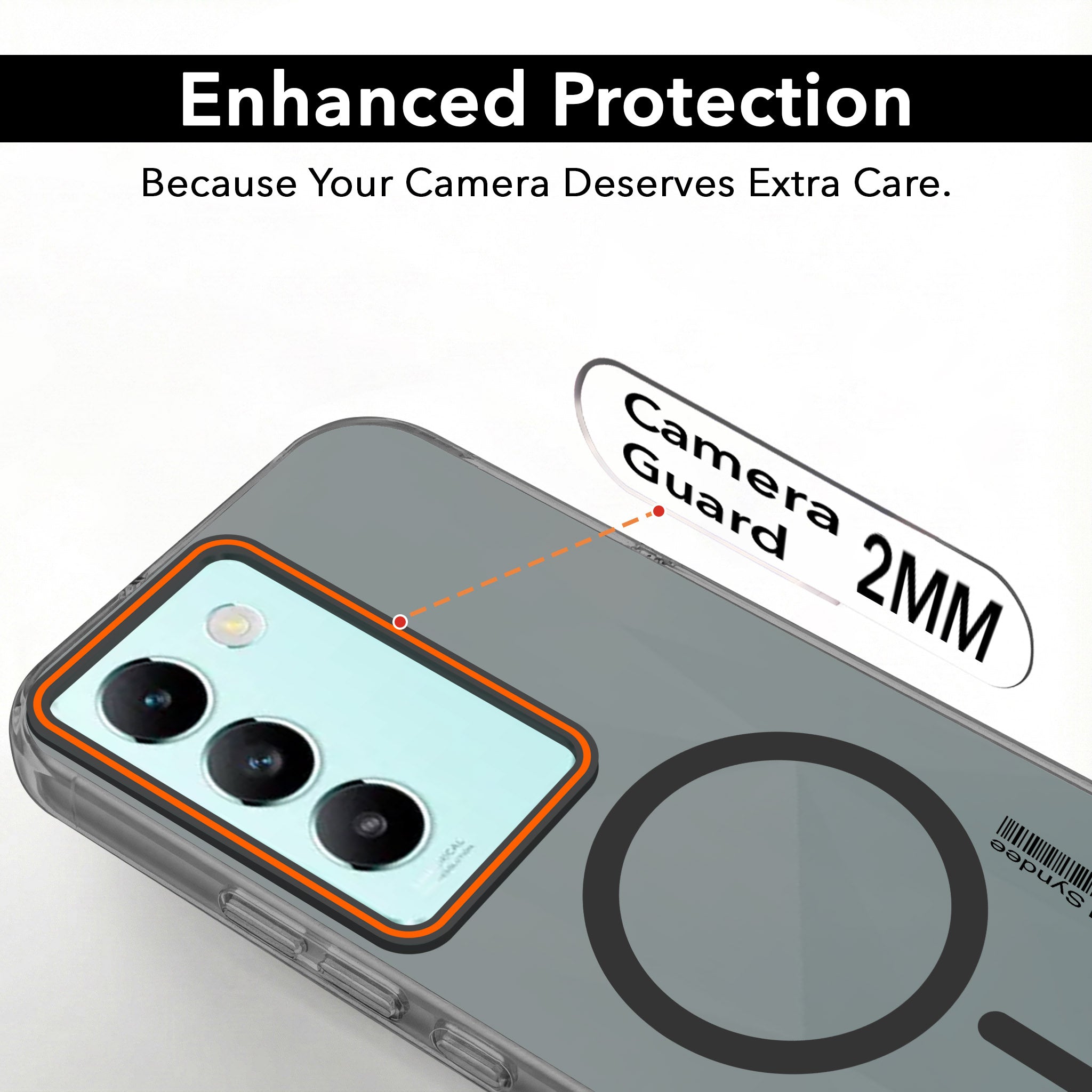 For Vivo T3 5G Back Cover Case (Soft Touch | Camera Bump Protection | MagSafe Compatible | Matte Finish)