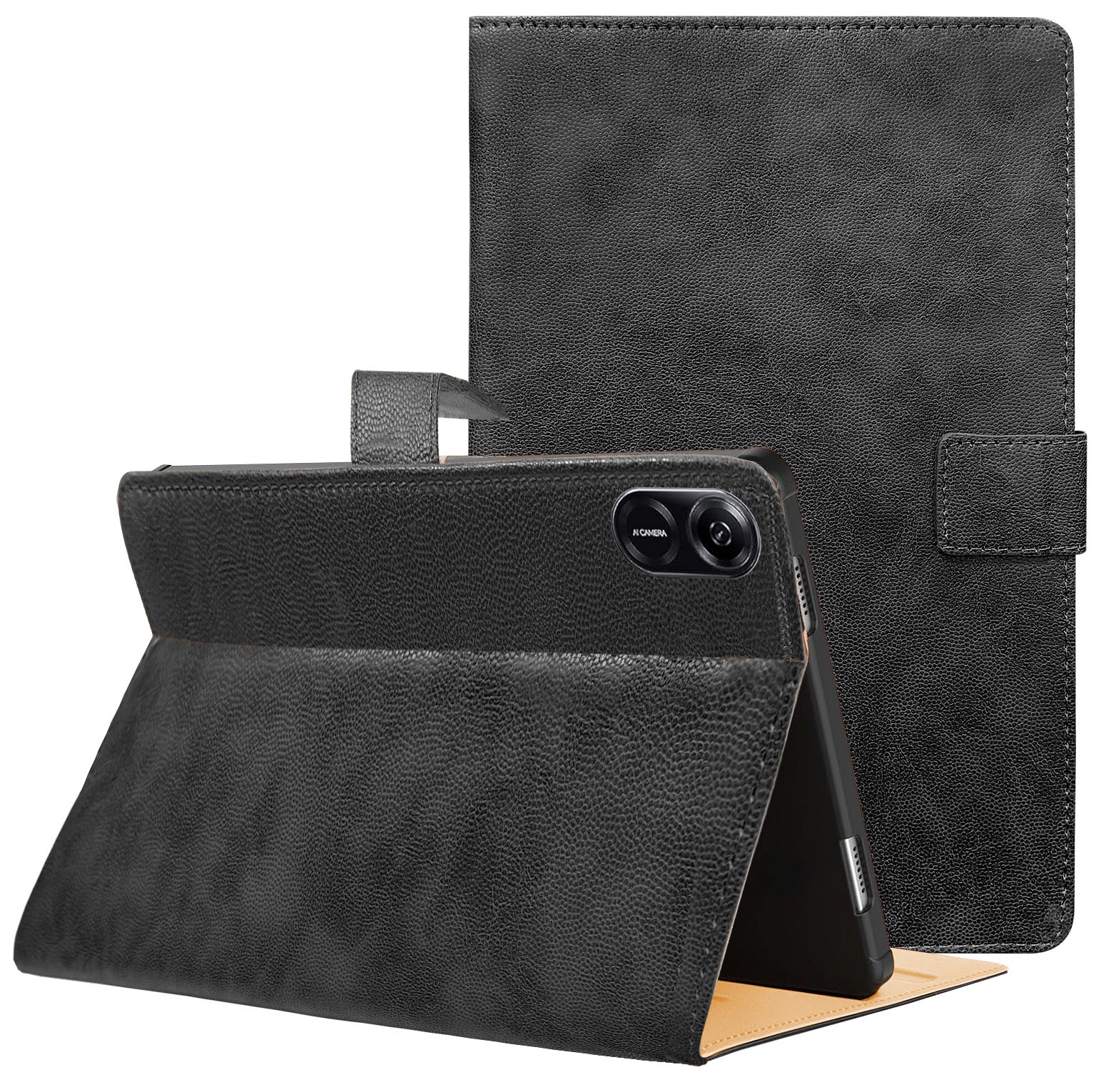 For Honor Pad X9 10 Inch Flip Cover Folio Cover (PU Leather | Multi-Angle Smart Stand | Card Storage Slots | Silicone Back Pouch)