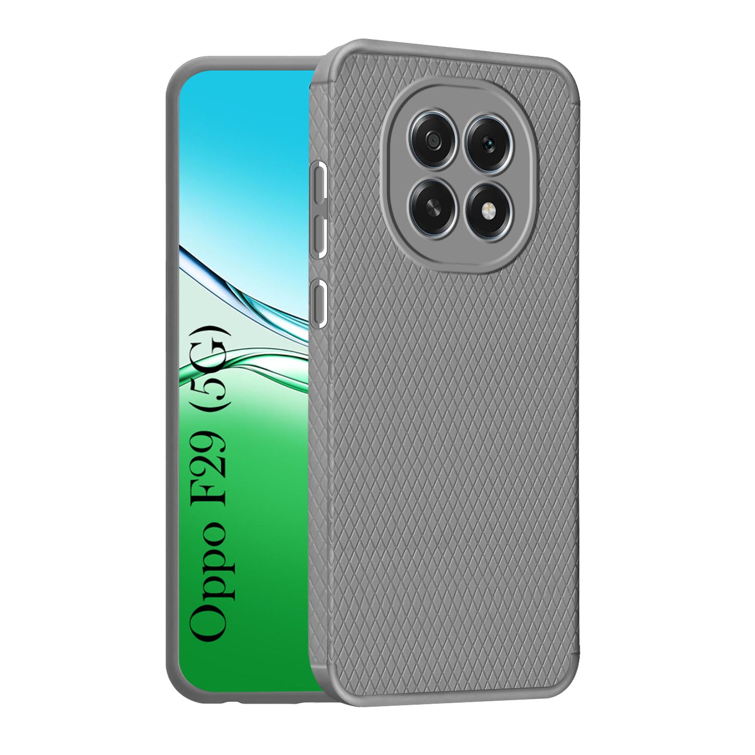 For Oppo F29 Back Cover Case (Liquid Silicone | Side Grip | Camera Protection)