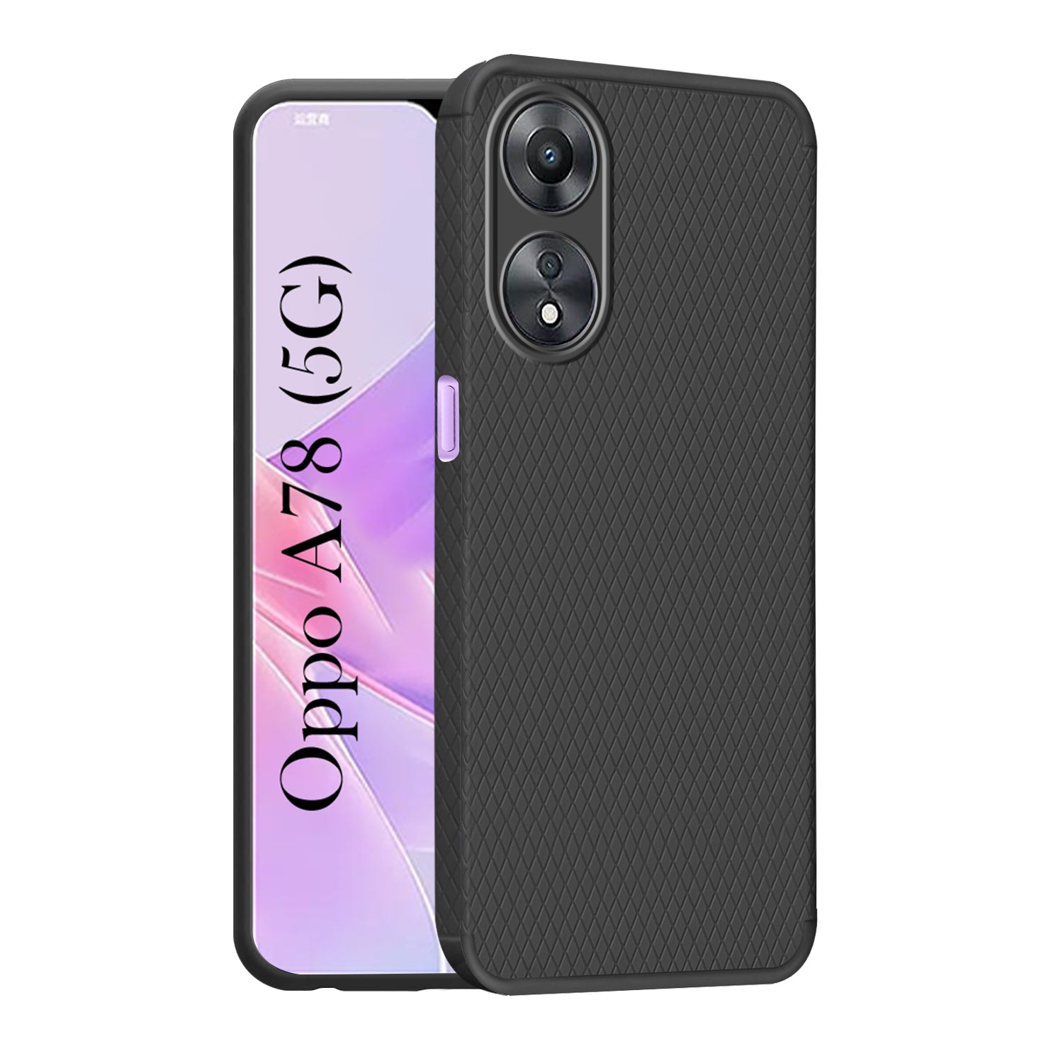 For Oppo A78 5G Back Cover Case (Liquid Silicone | Side Grip | Camera Protection)