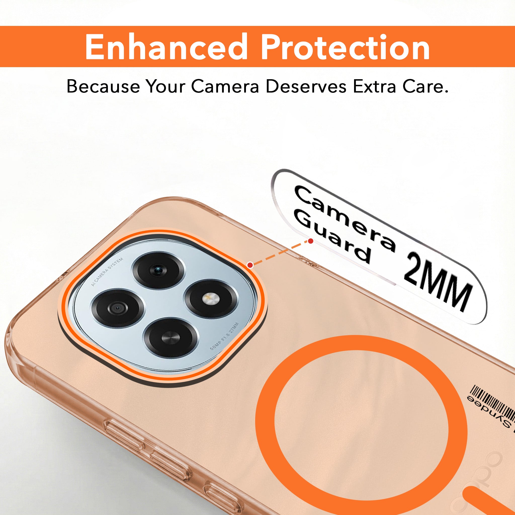For Oppo F29 Back Cover Case (Soft Touch | Camera Bump Protection | MagSafe Compatible | Matte Finish)