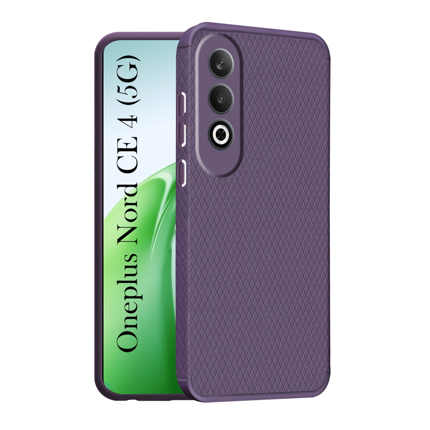 For Oneplus Nord CE 4 Back Cover Case (Liquid Silicone | Side Grip | Camera Protection)