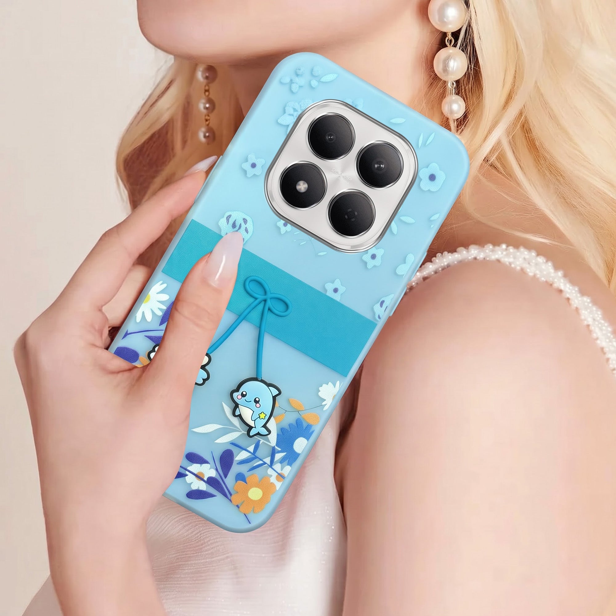 For Xiaomi Redmi Note 15 Pro 5G Back Cover Case (3D Cute Cartoons | Hard Back Side Soft | Matte Premium Finish | HD Printing)