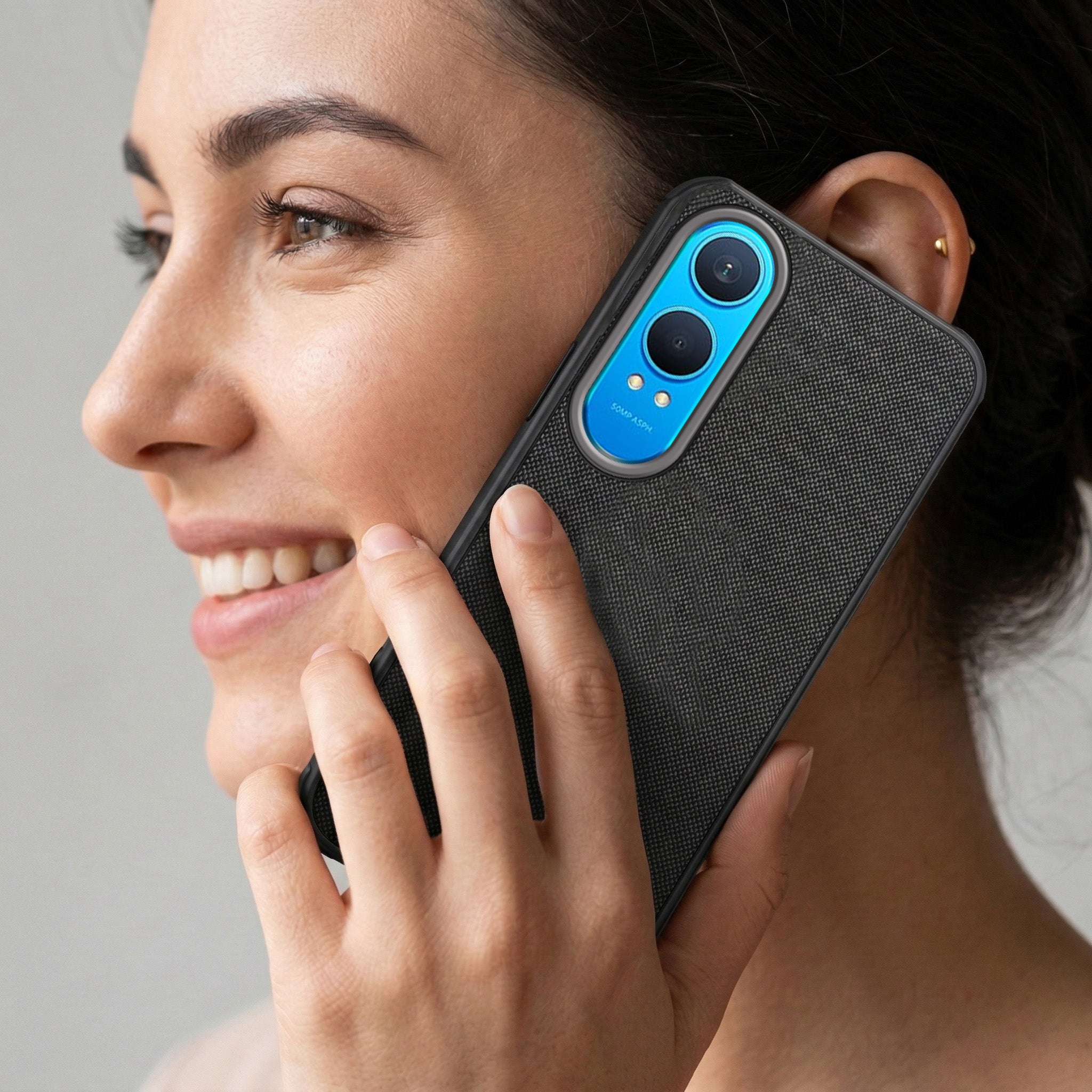For OnePlus Nord CE 4 Lite Combo (Textured Grip Design | Micro-Fiber Cloth Inside | Oleophobic Coating Screen Glass)