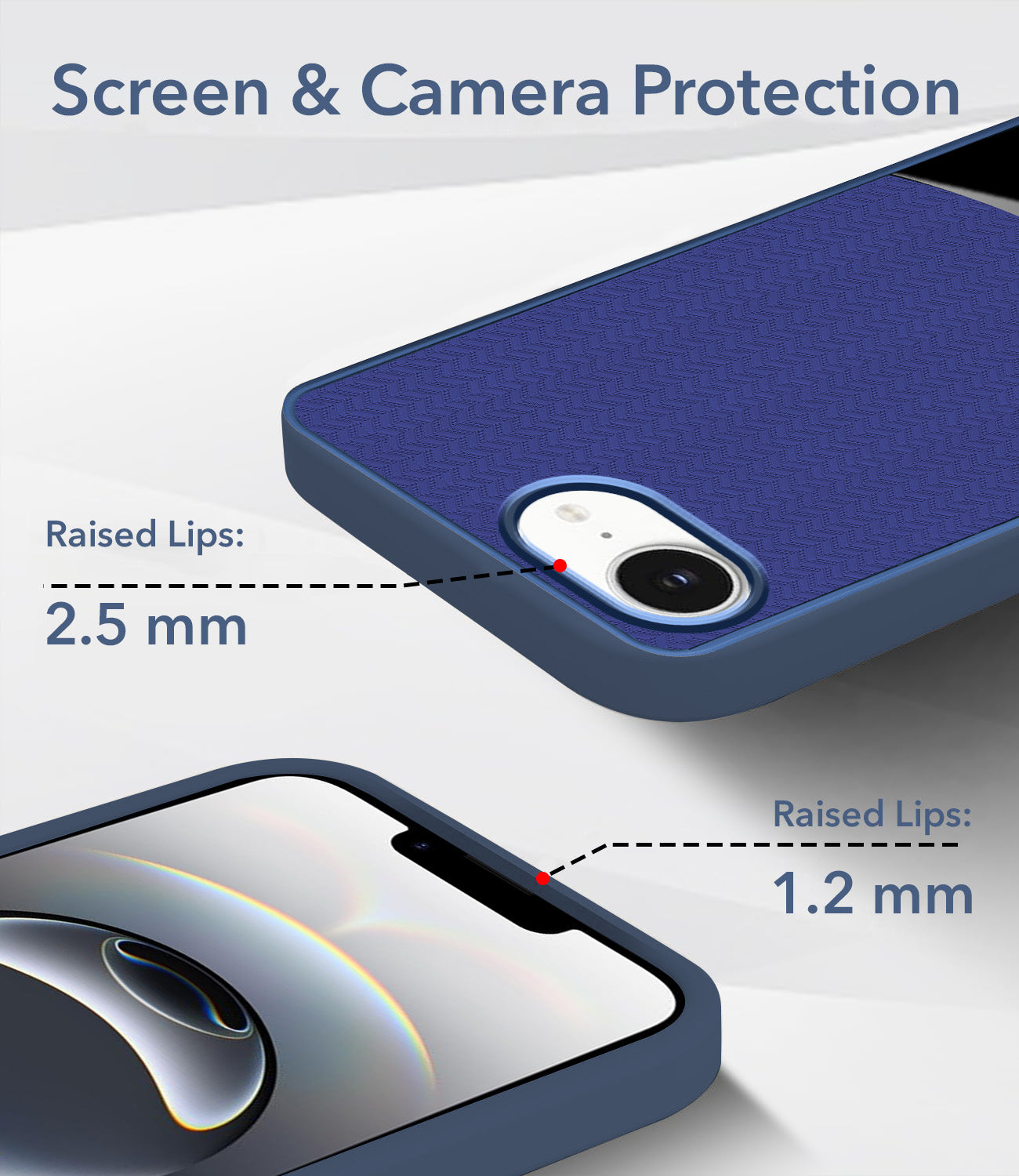 For  Apple iPhone 16e | Apple iPhone 17e Back Cover Case (Elegant PU Leather Finish | Premium Minimalist Professional | Camera Protection Bump)