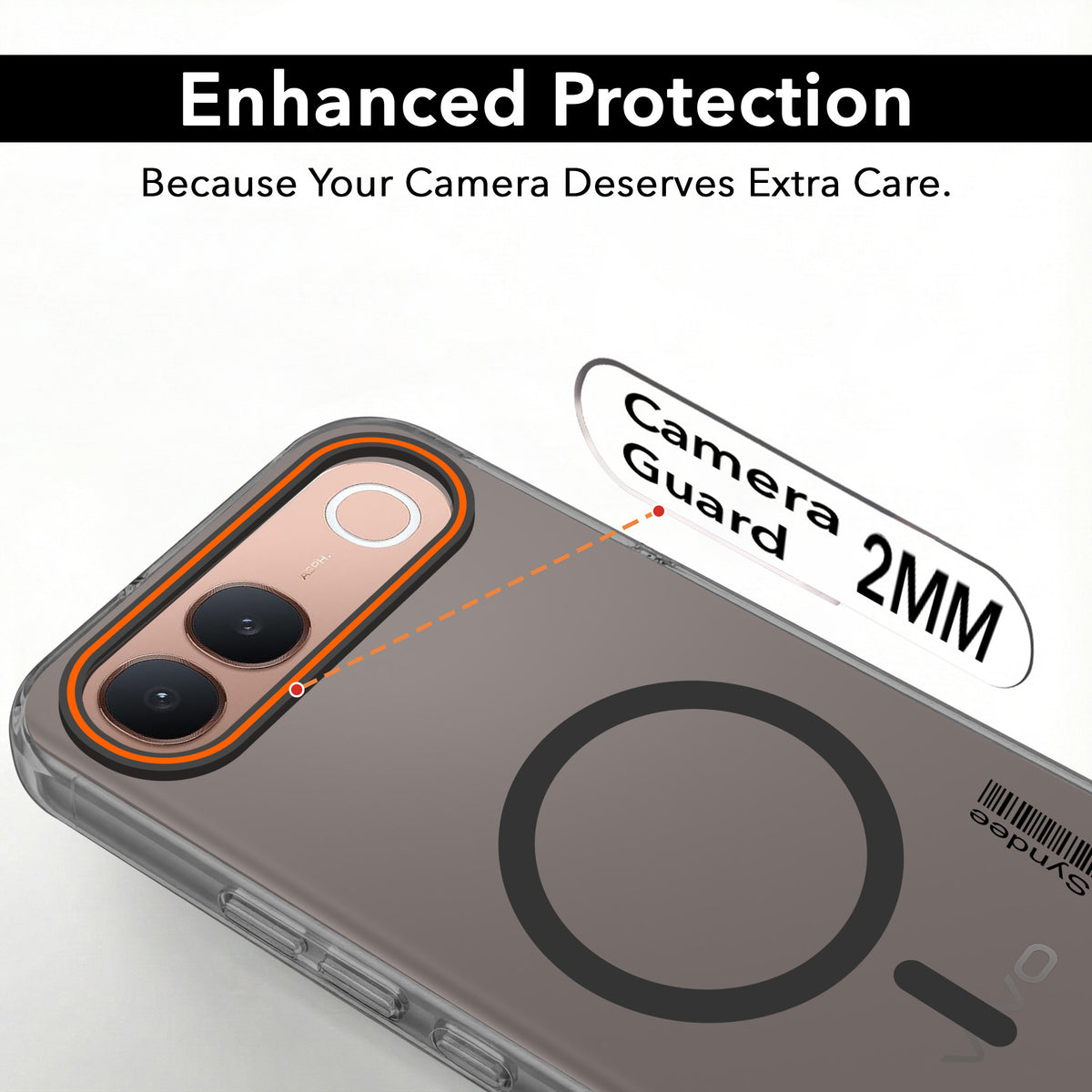 For Vivo S2 5G Back Cover Case (Soft Touch | Camera Bump Protection | MagSafe Compatible | Matte Finish)
