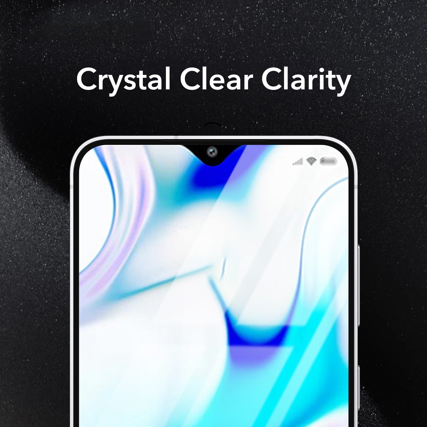 Tempered Glass For Xiaomi Redmi 8 Military-Grade Gorilla Screen Protector With Installation Kit | Shatterproof, Full Coverage, HD Clear, Scratch Resistant (Pack of 1)