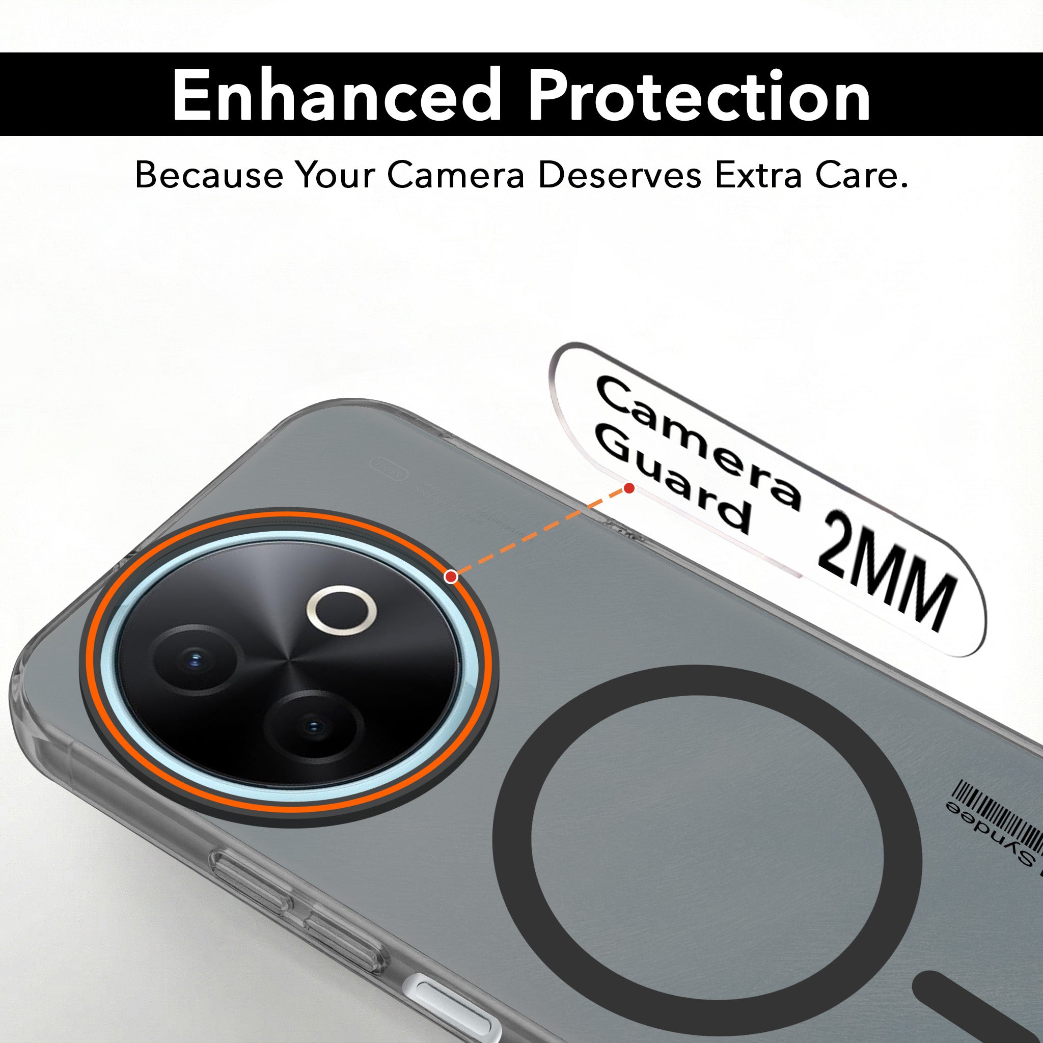 For Vivo Y39 Back Cover Case (Soft Touch | Camera Bump Protection | MagSafe Compatible | Matte Finish)