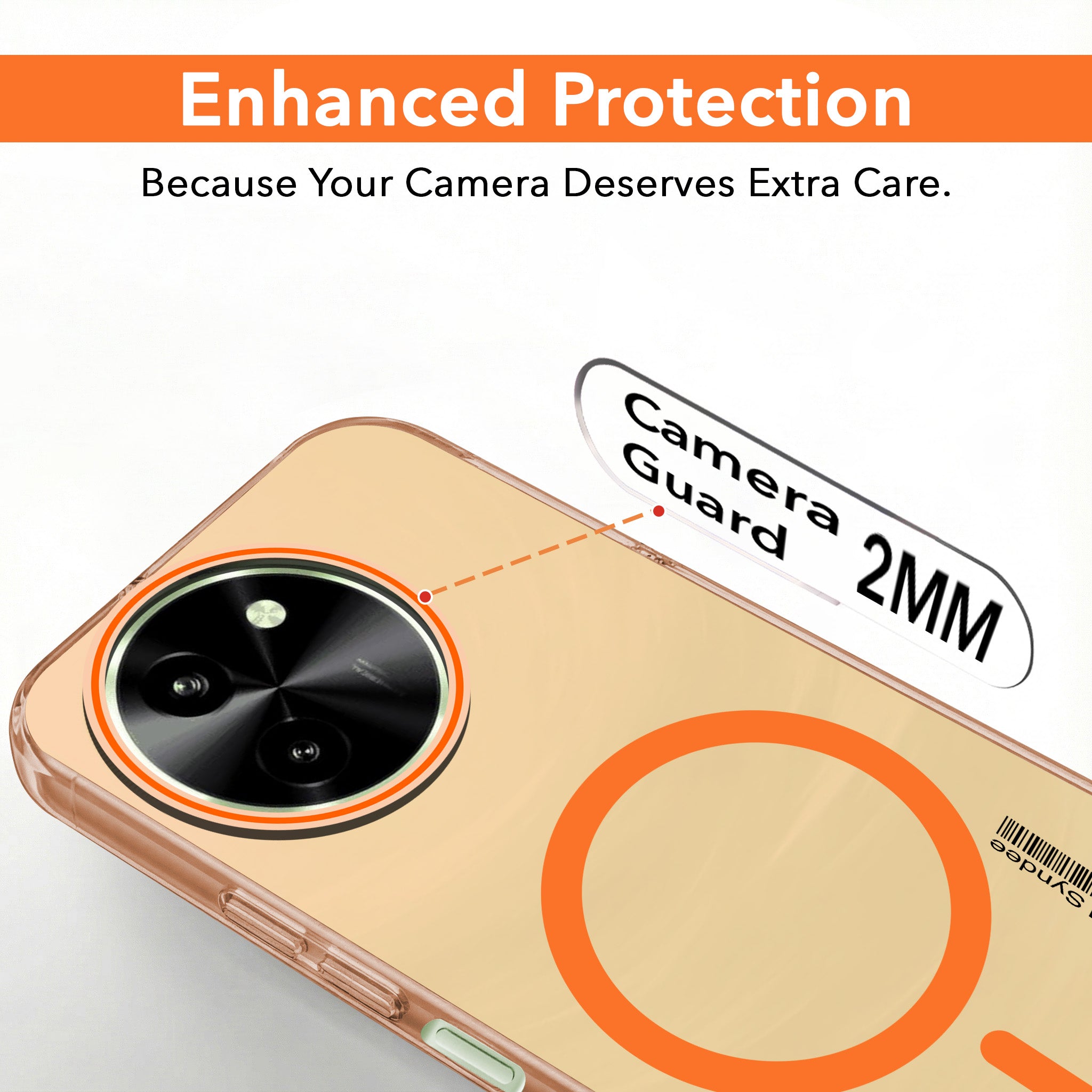 For Vivo T3x 5G Back Cover Case (Soft Touch | Camera Bump Protection | MagSafe Compatible | Matte Finish)