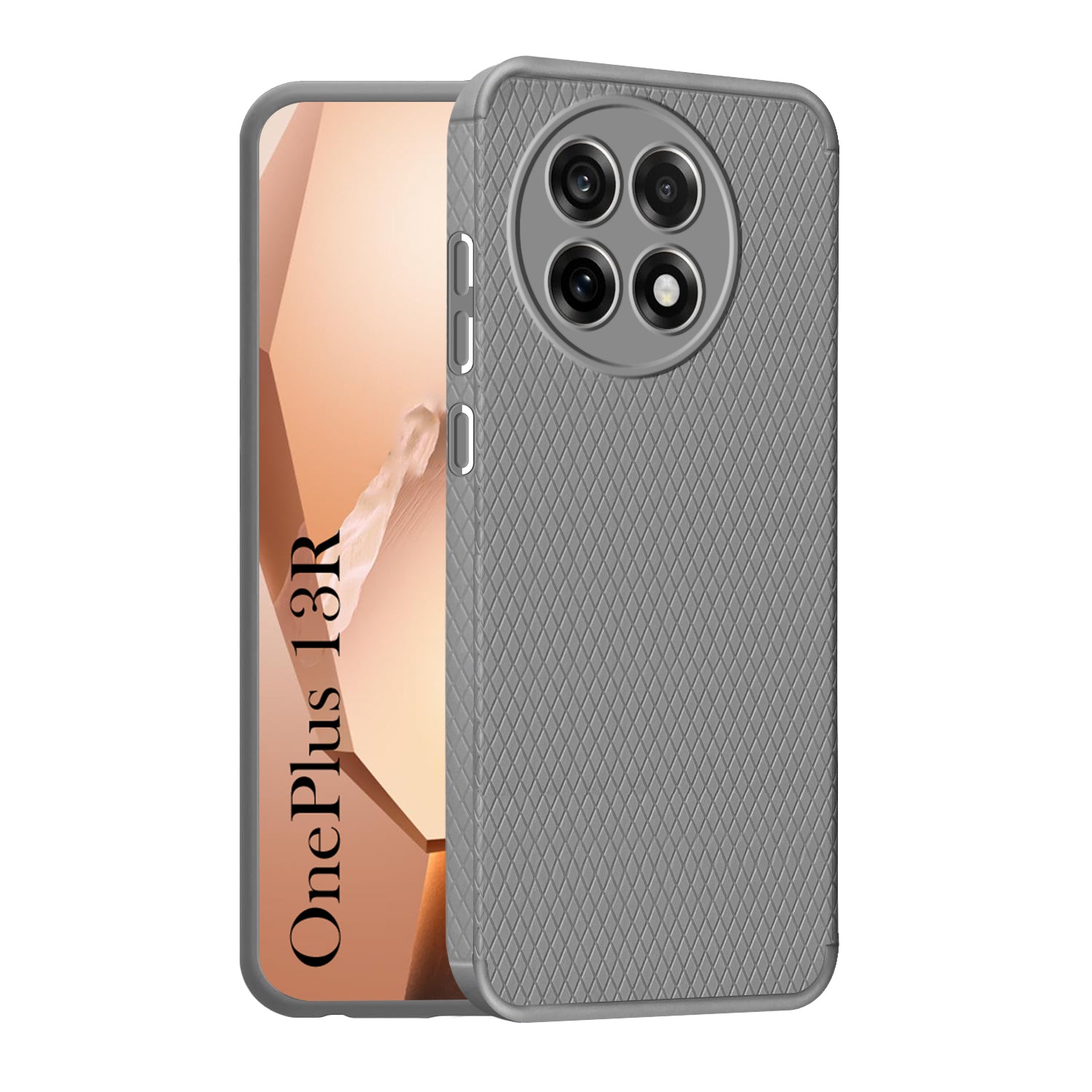 For OnePlus 13R 5G Back Cover Case (Liquid Silicone | Side Grip | Camera Protection)