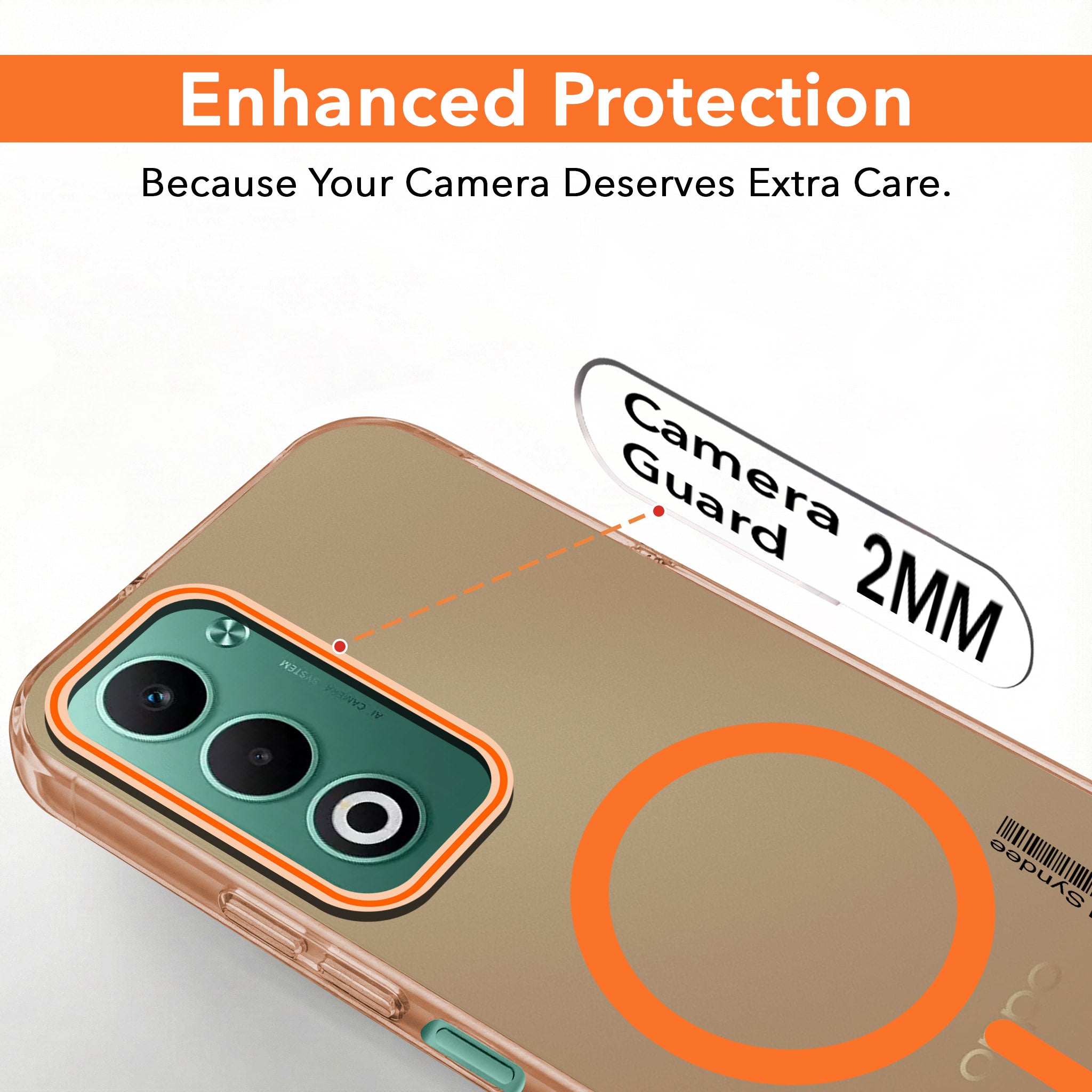 For Oppo A5 5G Back Cover Case (Soft Touch | Camera Bump Protection | MagSafe Compatible | Matte Finish)