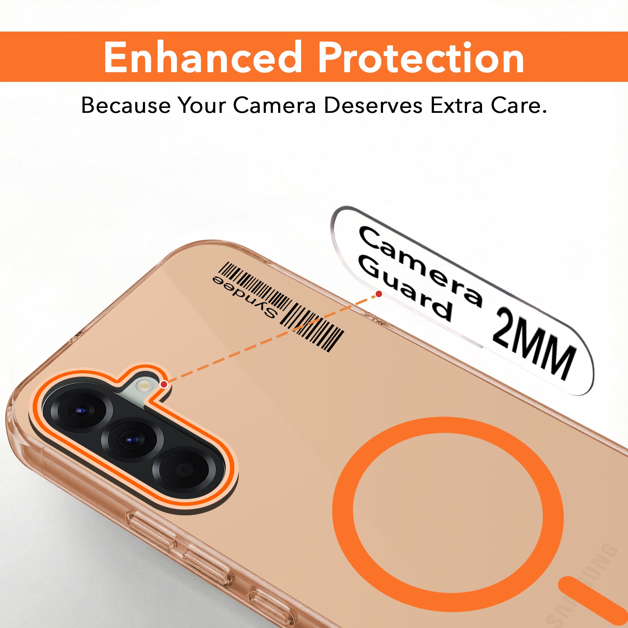 For Samsung Galaxy A56 Back Cover Case (Soft Touch | Camera Bump Protection | MagSafe Compatible | Matte Finish)
