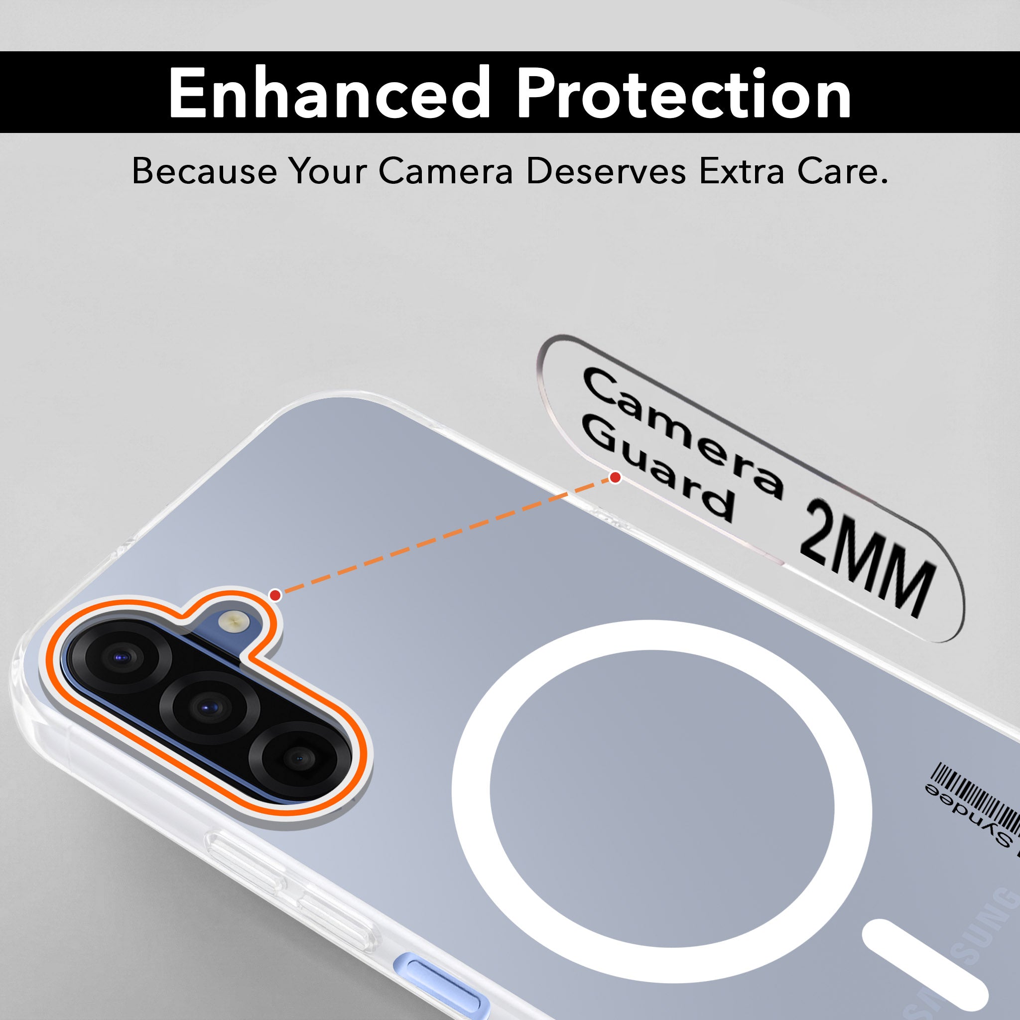 For Samsung Galaxy A17 | Samsung F17 | Samsung M17 5G Back Cover Case (Soft Touch | Camera Bump Protection | MagSafe Compatible | Matte Finish)