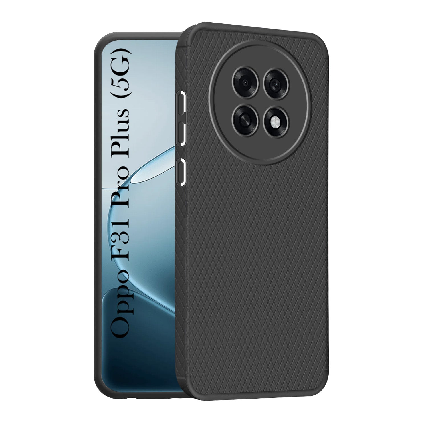For Oppo F31 Pro Plus Back Cover Case Liquid Silicone (Camera Protection | Side Grip Texture | Soft and Flexible)