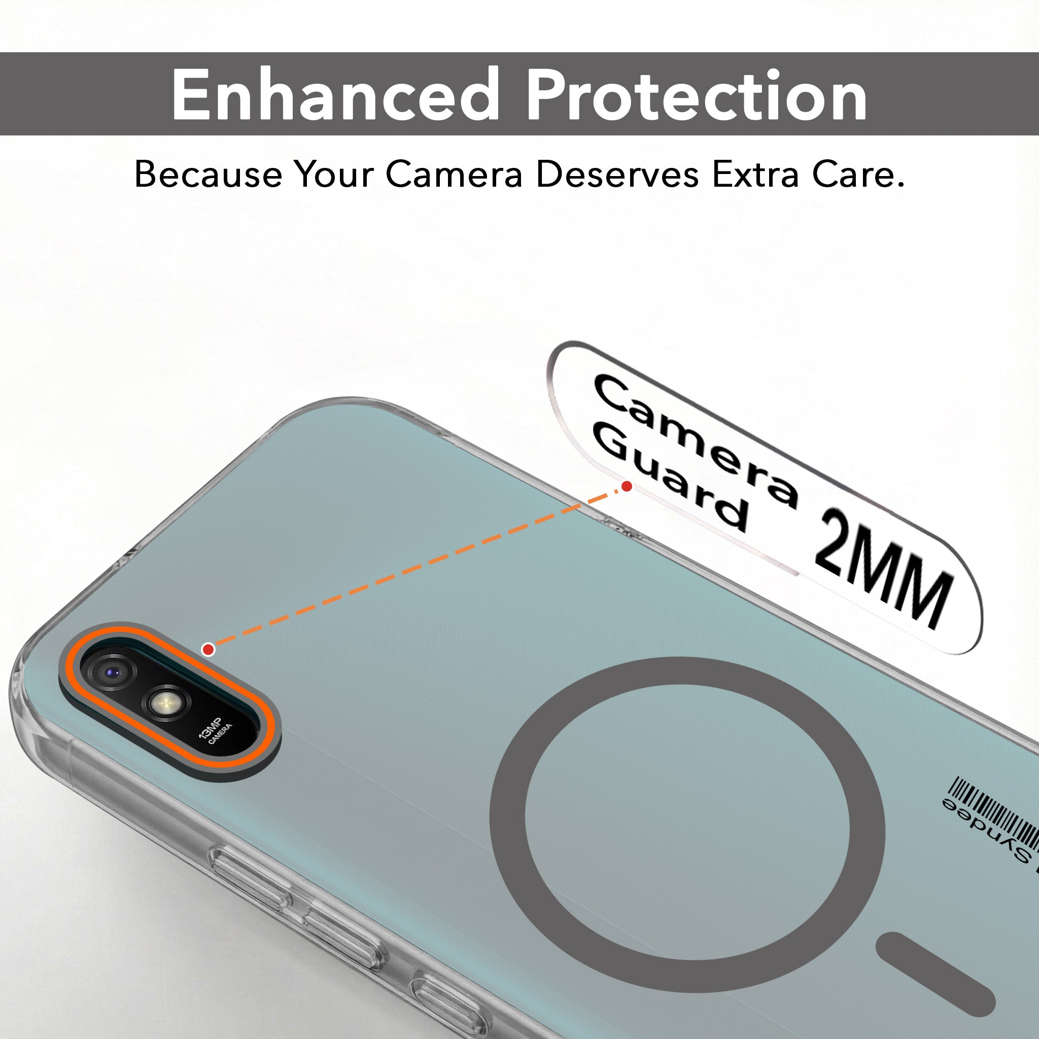 For Xiaomi Mi Redmi 9A | Redmi 9i Back Cover Case (Soft Touch | Camera Bump Protection | MagSafe Compatible | Matte Finish)