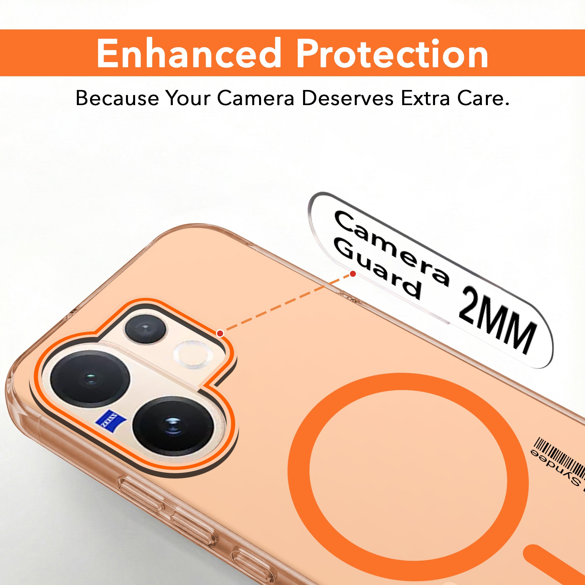 For Vivo V60 | Vivo T4 Pro Back Cover Case (Soft Touch | Camera Bump Protection | MagSafe Compatible | Matte Finish)