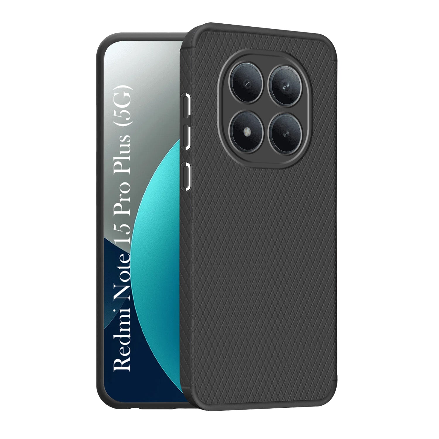 For Xiaomi Redmi Note 15 Pro Plus 5G Back Cover Case Liquid Silicone (Camera Protection | Side Grip Texture | Soft and Flexible)