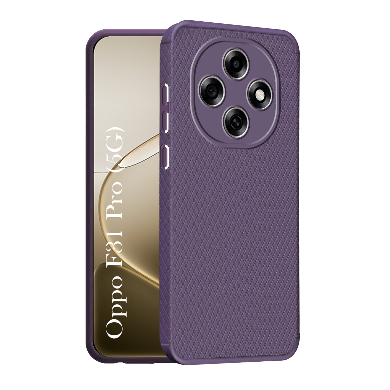 For Oppo F31 Pro Back Cover Case Liquid Silicone (Camera Protection | Side Grip Texture | Soft and Flexible)