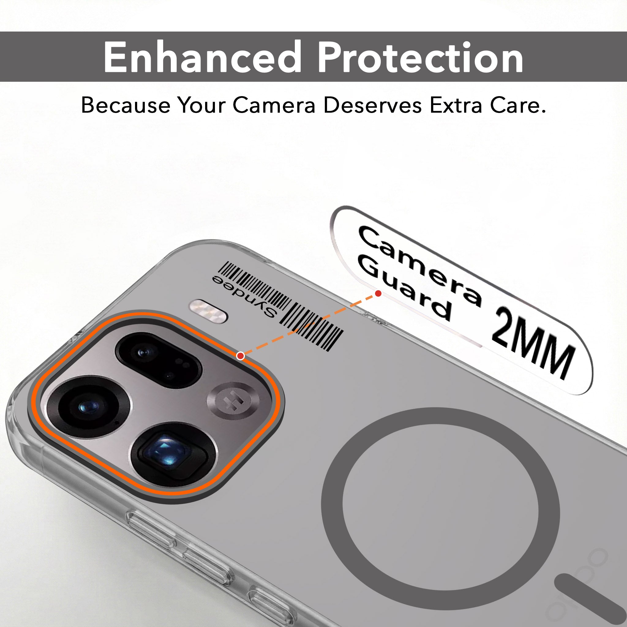 For Oppo Find X9 Pro Back Cover Case (Soft Touch | Camera Bump Protection | MagSafe Compatible | Matte Finish)
