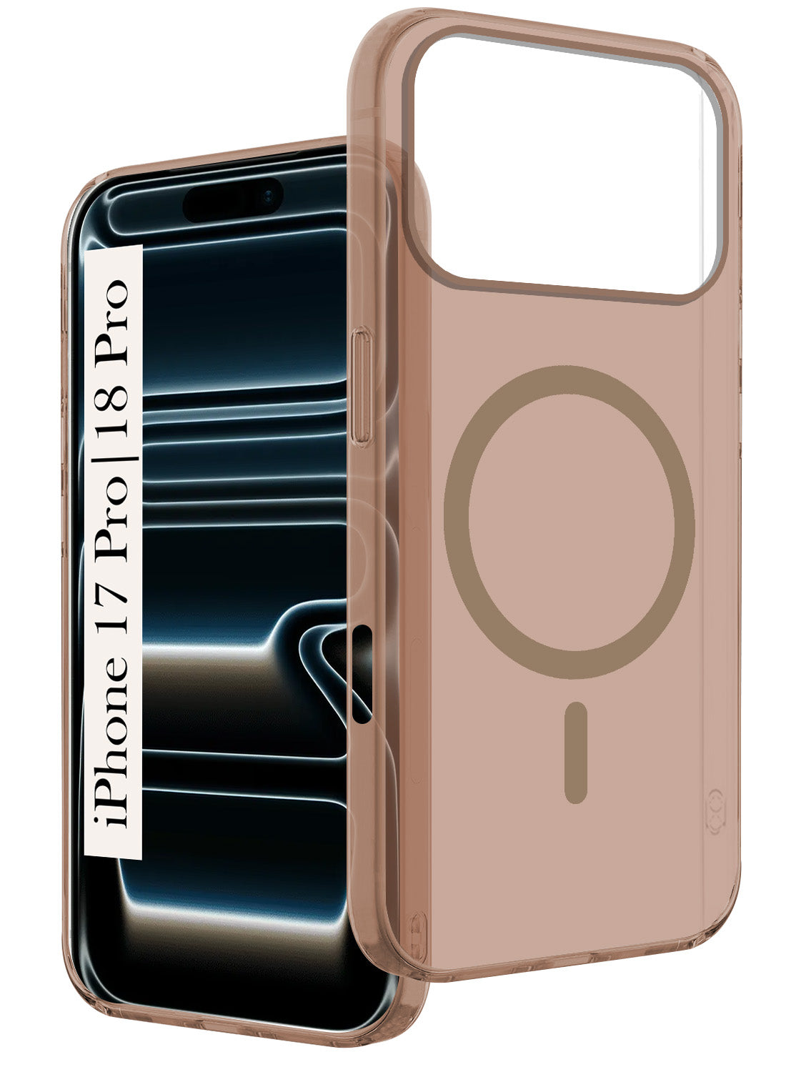 For iPhone 17 Pro | iPhone 18 Pro Back Cover Case (Frosted Matte Feel | MagSafe Compatible Wireless Charging)