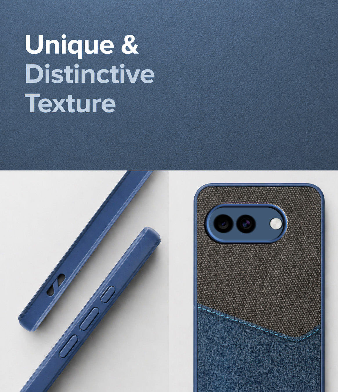 For Google Pixel 10a Back Cover Case (Dual PU Leather Stitch | Professional Minimalist | Soft and Flexible)