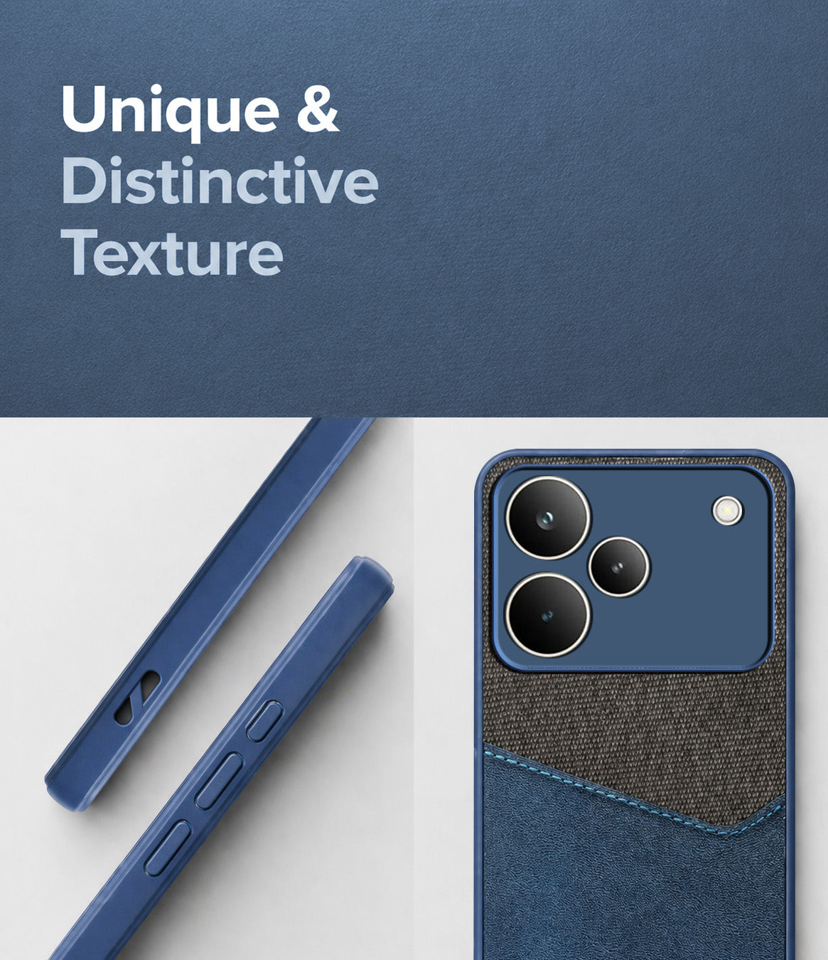For Realme P4 Pro Back Cover Case (Dual PU Leather Stitch | Professional Minimalist | Soft and Flexible)