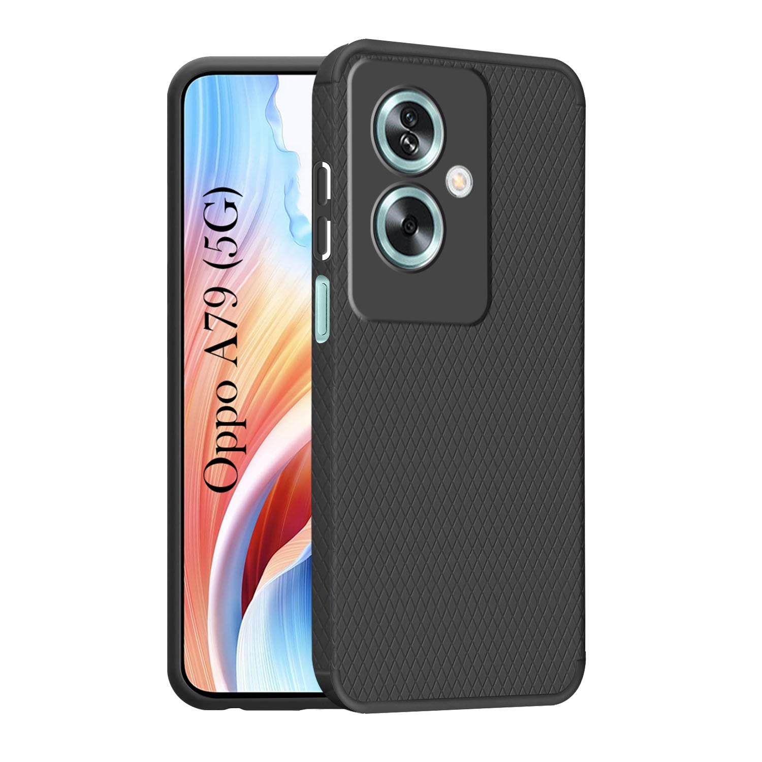 For Oppo A79 5G Back Cover Case (Liquid Silicone | Side Grip | Camera Protection)