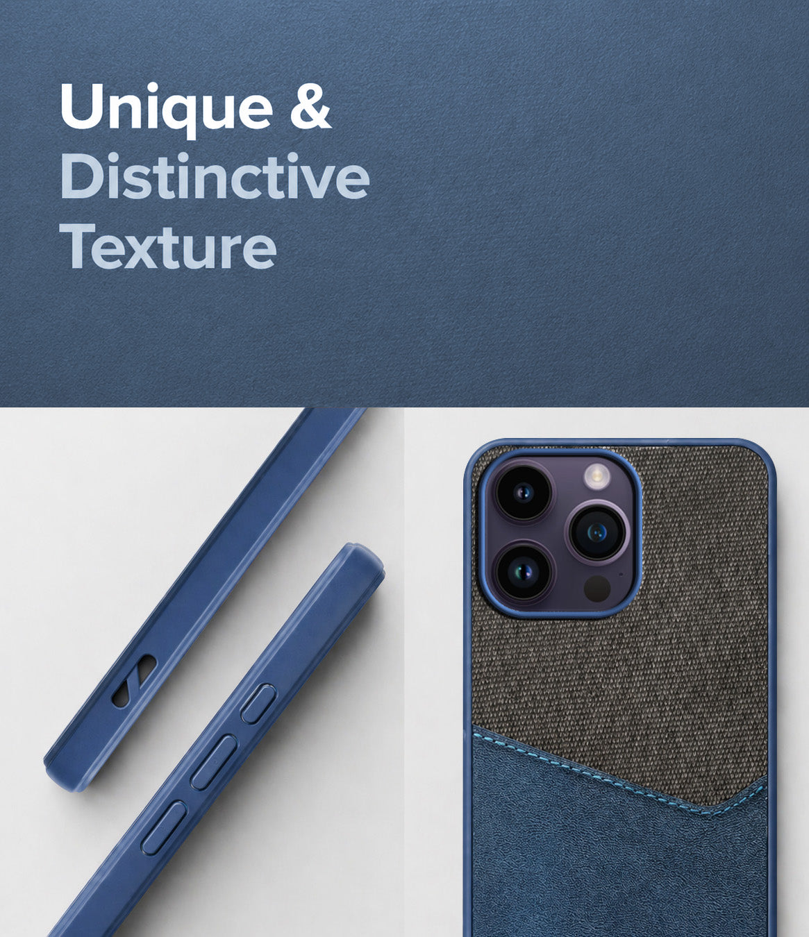 For Apple iPhone 14 Pro Max Back Cover Case (Dual PU Leather Stitch | Professional Minimalist | Soft and Flexible)