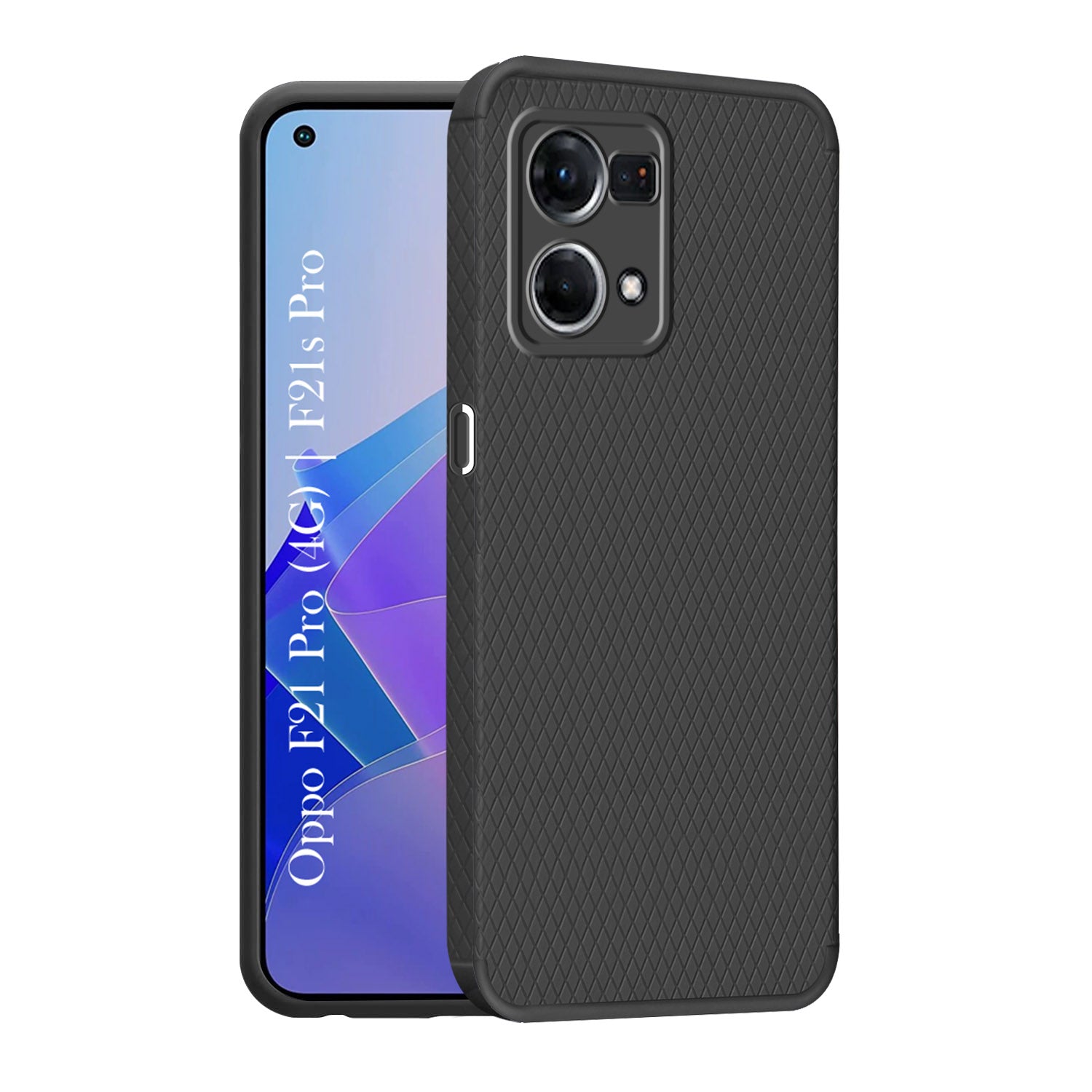 For Oppo F21 Pro 4G | F21s Pro Back Cover Case (Liquid Silicone | Side Grip | Camera Protection)