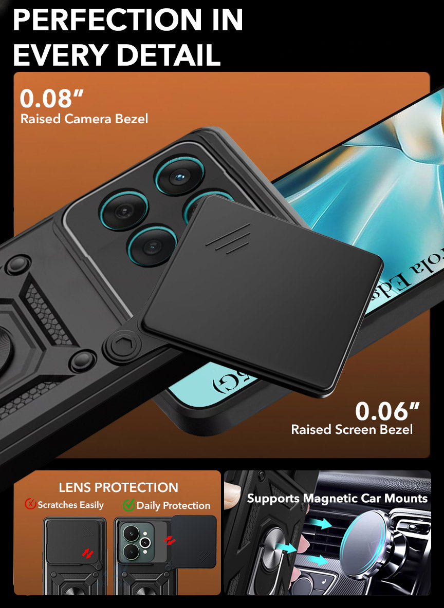 For Motorola Moto Edge 60 Fusion Back Cover Case (Hybrid Dual Armor Polycarbonate)