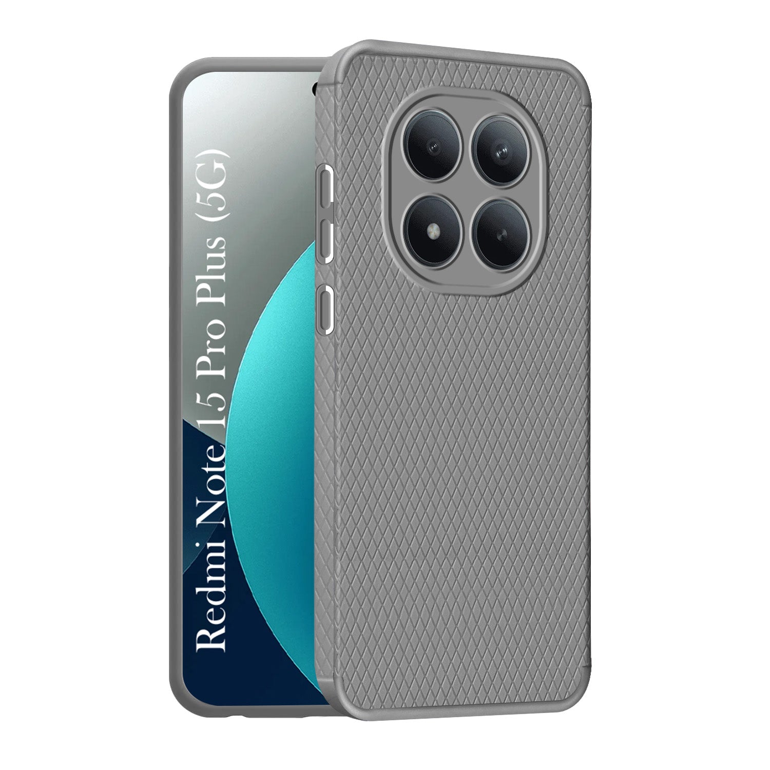 For Xiaomi Redmi Note 15 Pro Plus 5G Back Cover Case Liquid Silicone (Camera Protection | Side Grip Texture | Soft and Flexible)