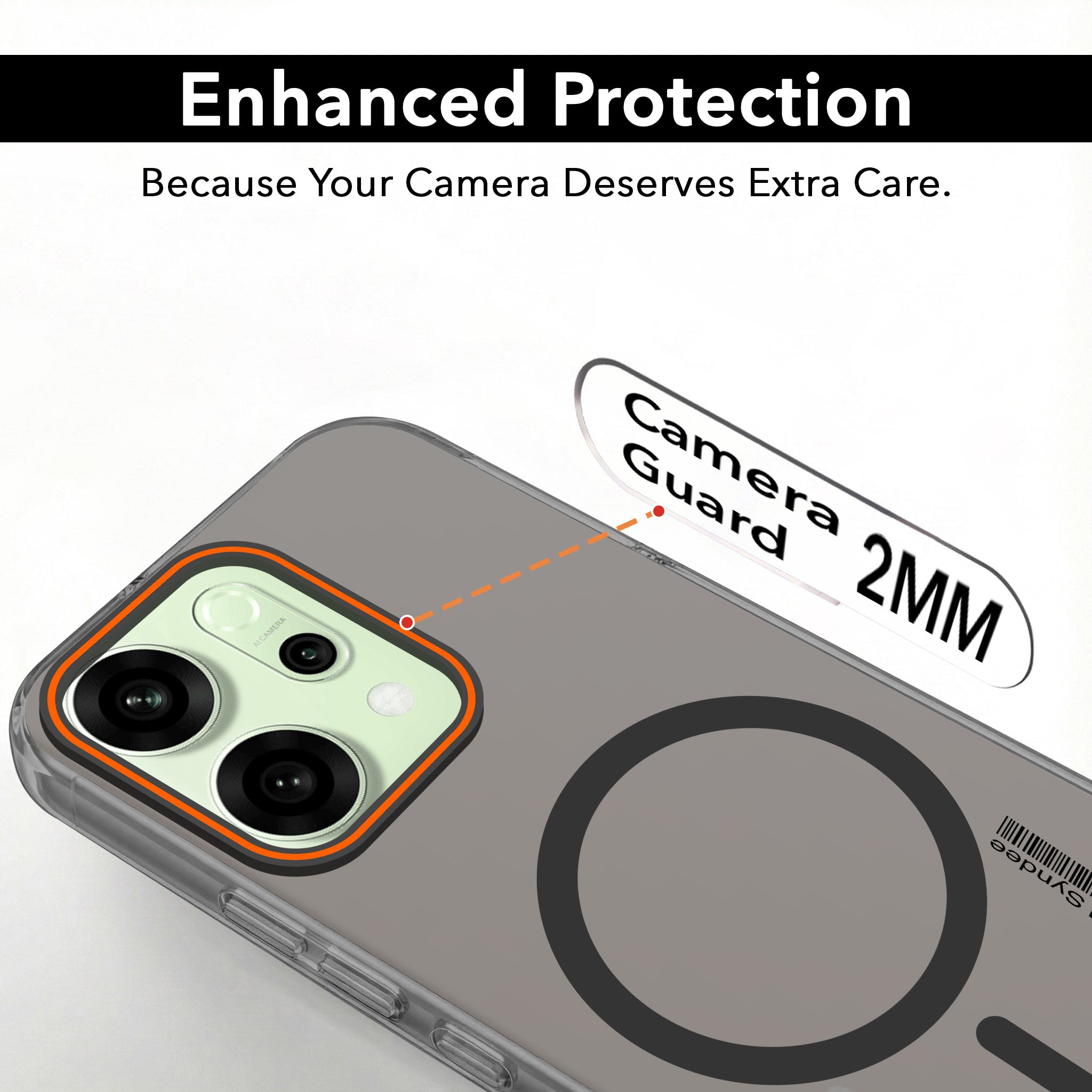 For Oppo Reno14 5G | Oppo Reno 14 5G Back Cover Case (Soft Touch | Camera Bump Protection | MagSafe Compatible | Matte Finish)