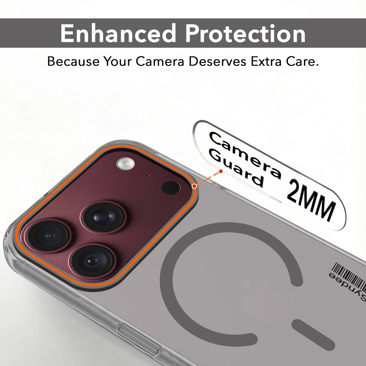 For Apple iPhone 18 Pro Max Back Cover Case (Soft Touch | Camera Bump Protection | MagSafe Compatible | Matte Finish)