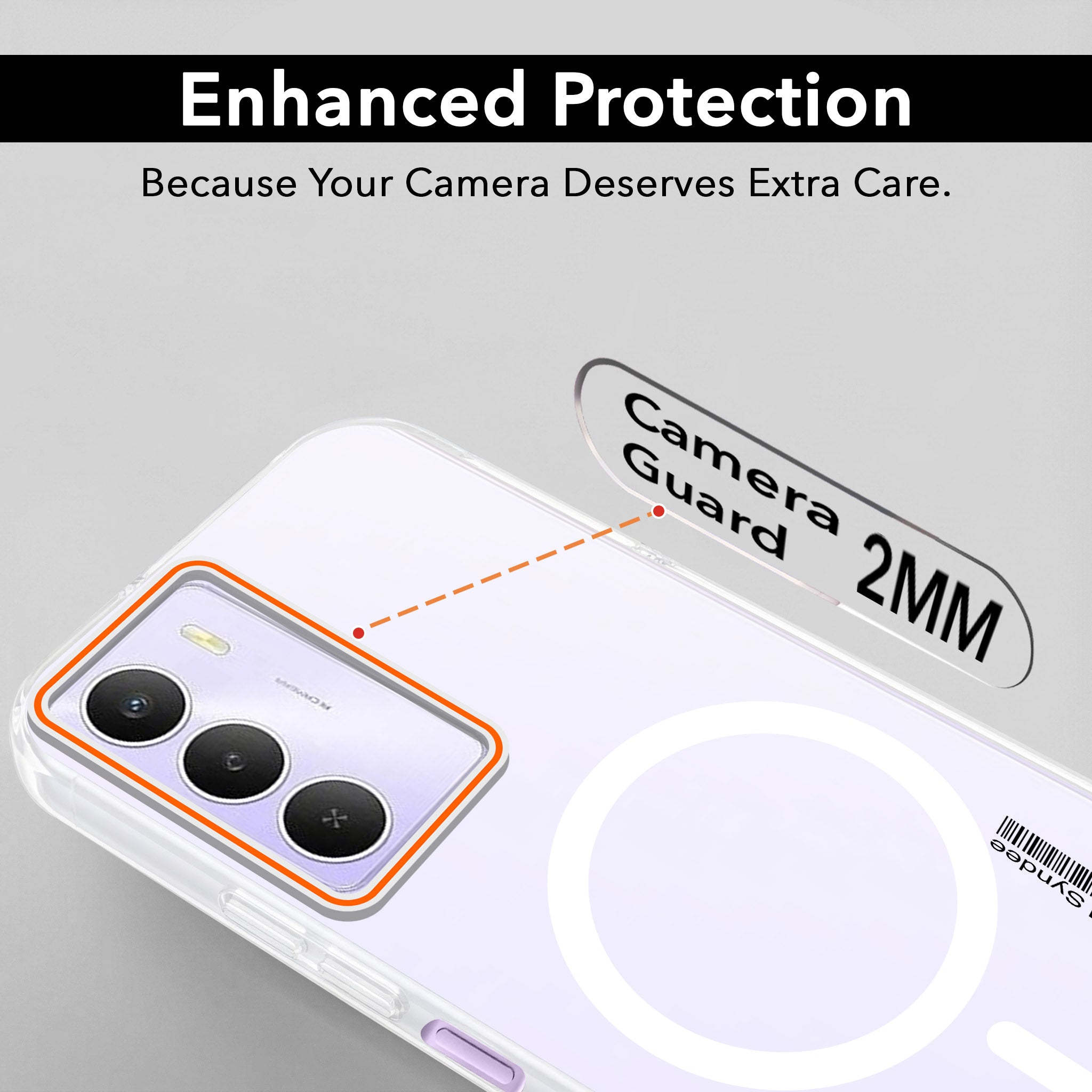For Realme Narzo 80 Lite 5G Back Cover Case (Soft Touch | Camera Bump Protection | MagSafe Compatible | Matte Finish)