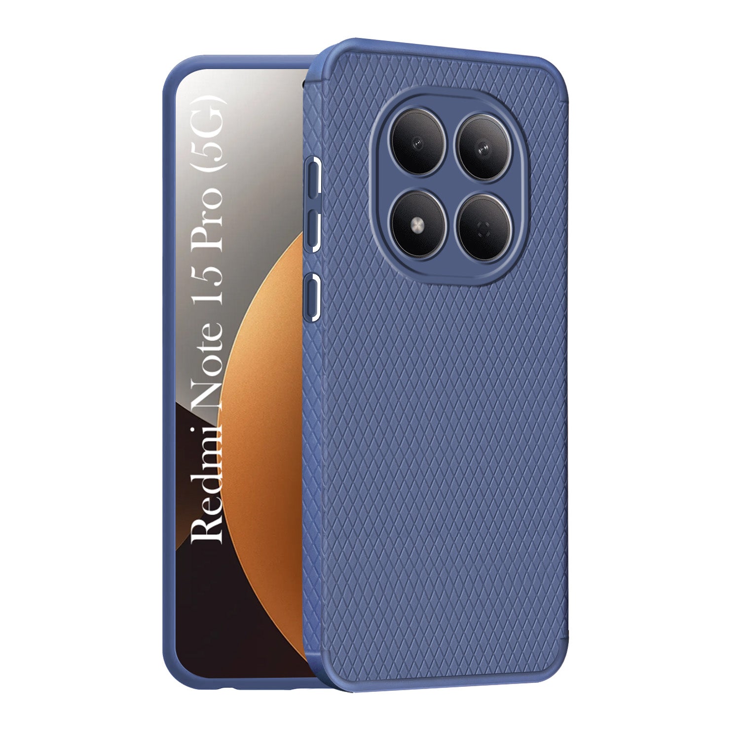 For Xiaomi Redmi Note 15 Pro 5G Back Cover Case Liquid Silicone (Camera Protection | Side Grip Texture | Soft and Flexible)