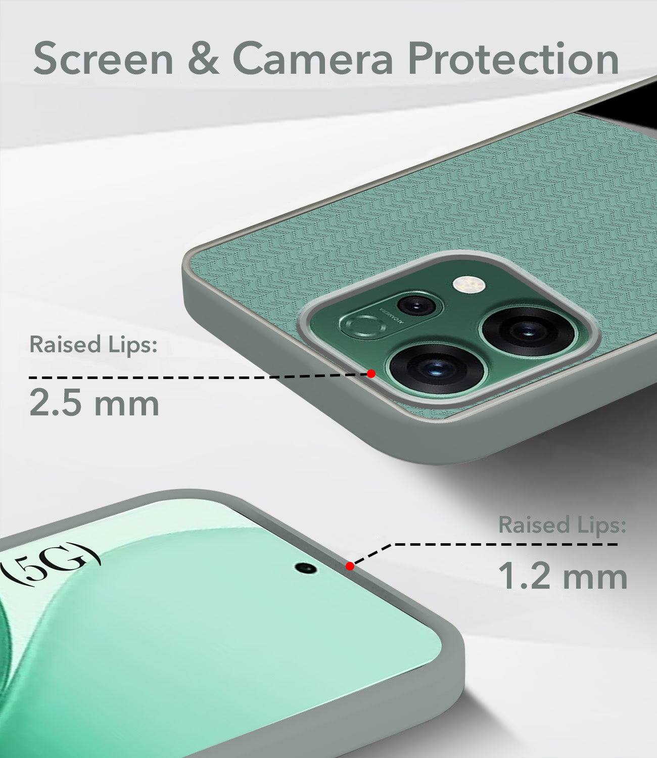For Oppo Reno14 5G | Oppo Reno 14 5G Silicone Finish Back Cover Case (Premium Minimalist Professional Feel | Camera Protection Bump)