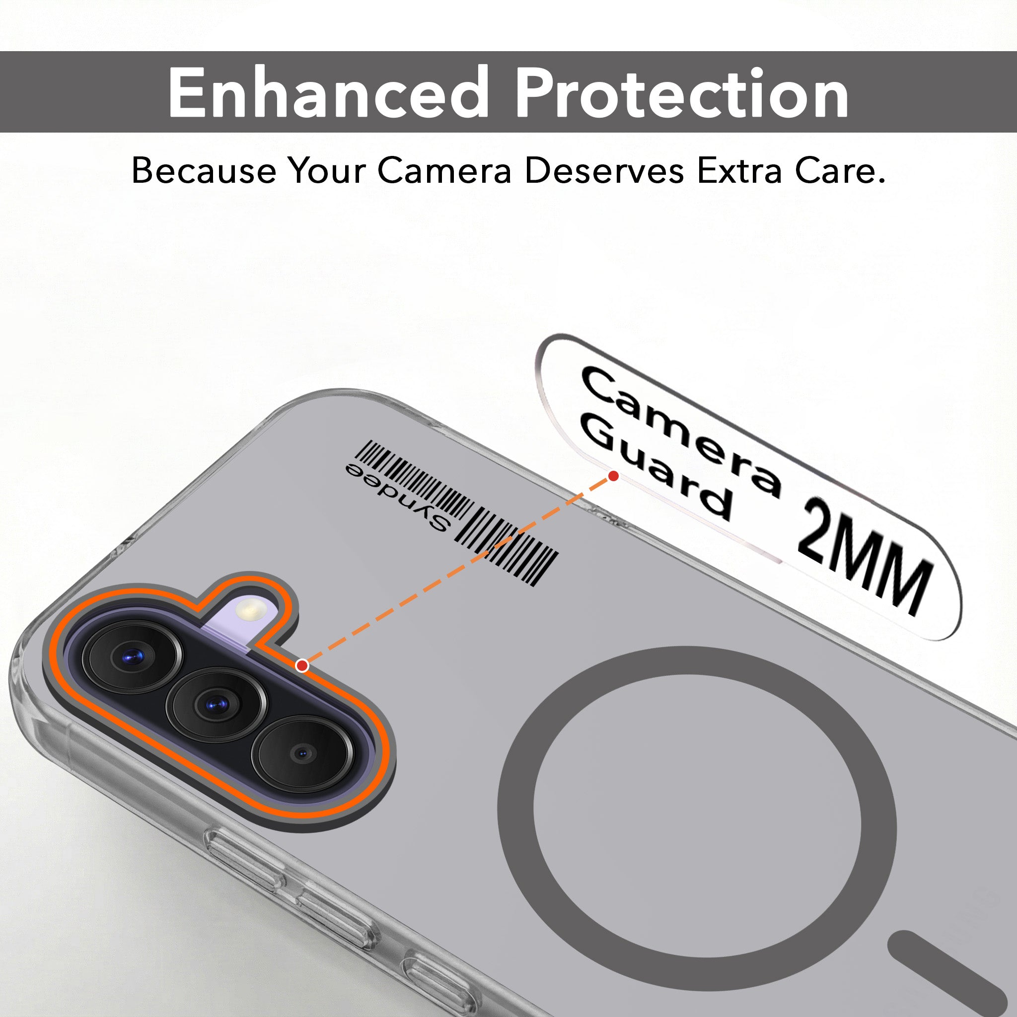 For Samsung Galaxy A57 5G Back Cover Case (Soft Touch | Camera Bump Protection | MagSafe Compatible | Matte Finish)