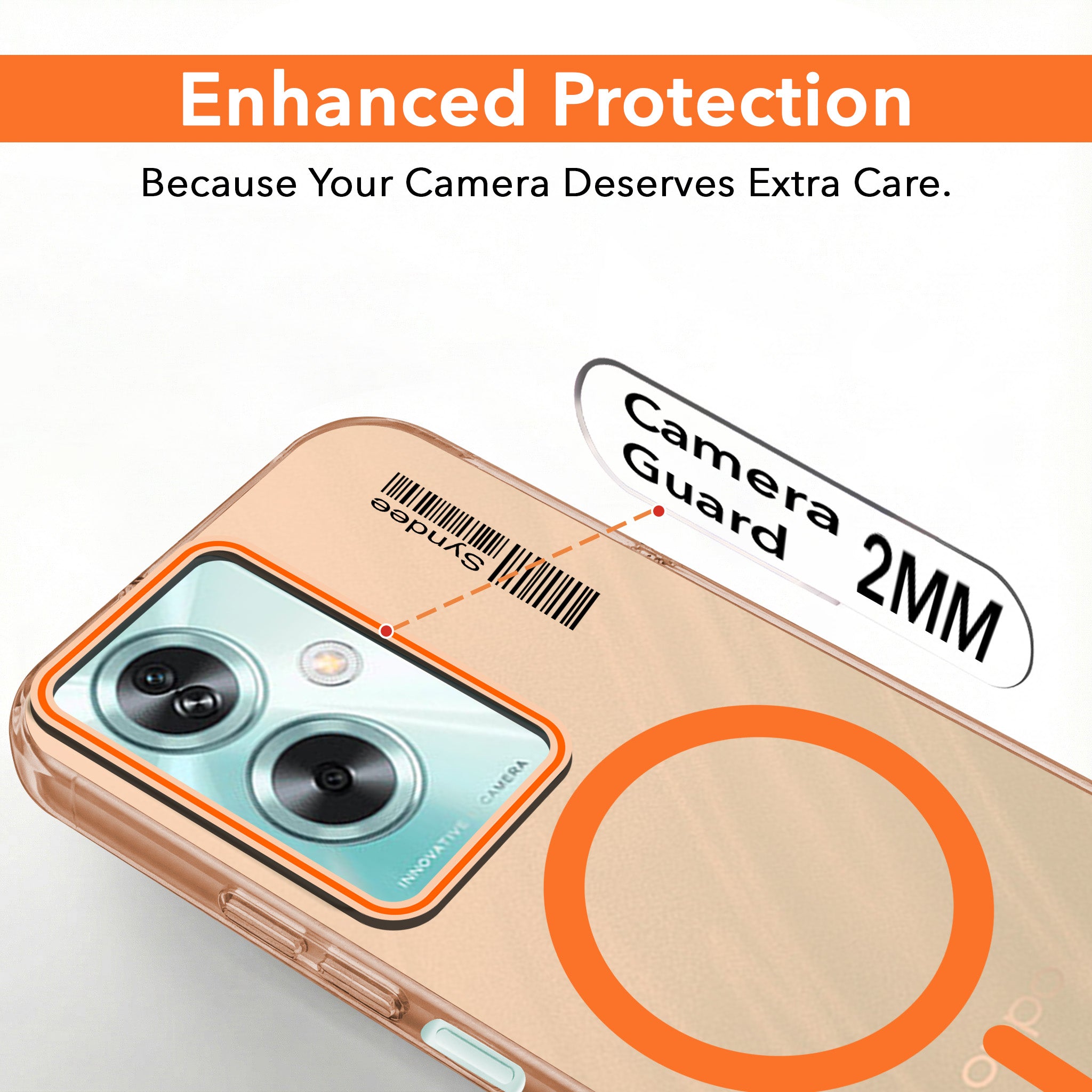 For Oppo A79 5G Back Cover Case (Soft Touch | Camera Bump Protection | MagSafe Compatible | Matte Finish)